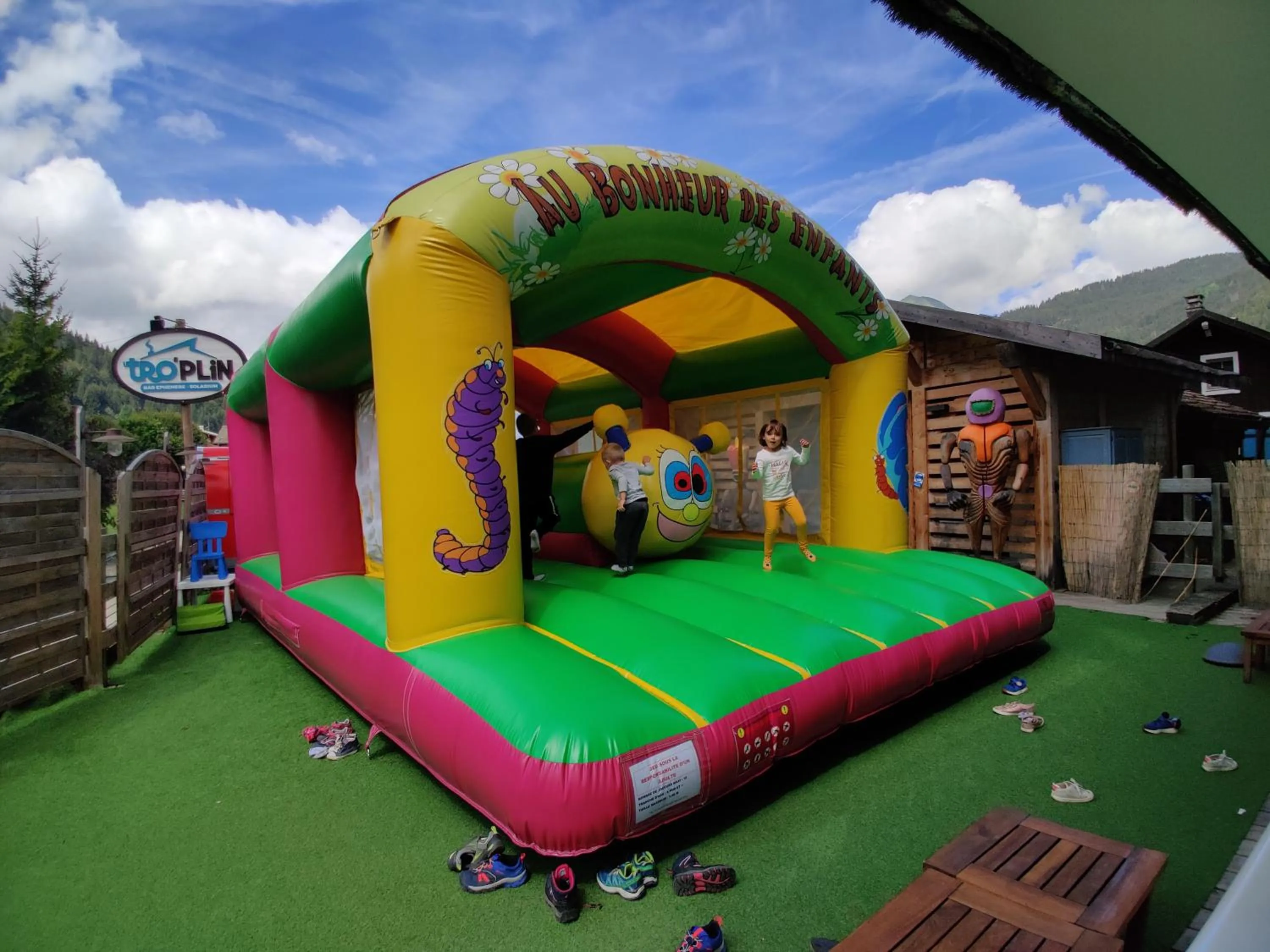 Children play ground in Hotel Le Tremplin