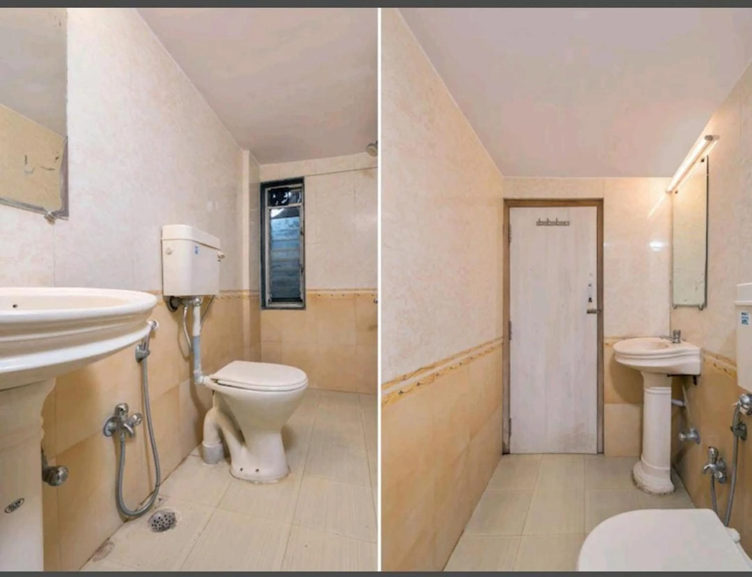 Toilet in Hotel Saideep Villas, Shirdi