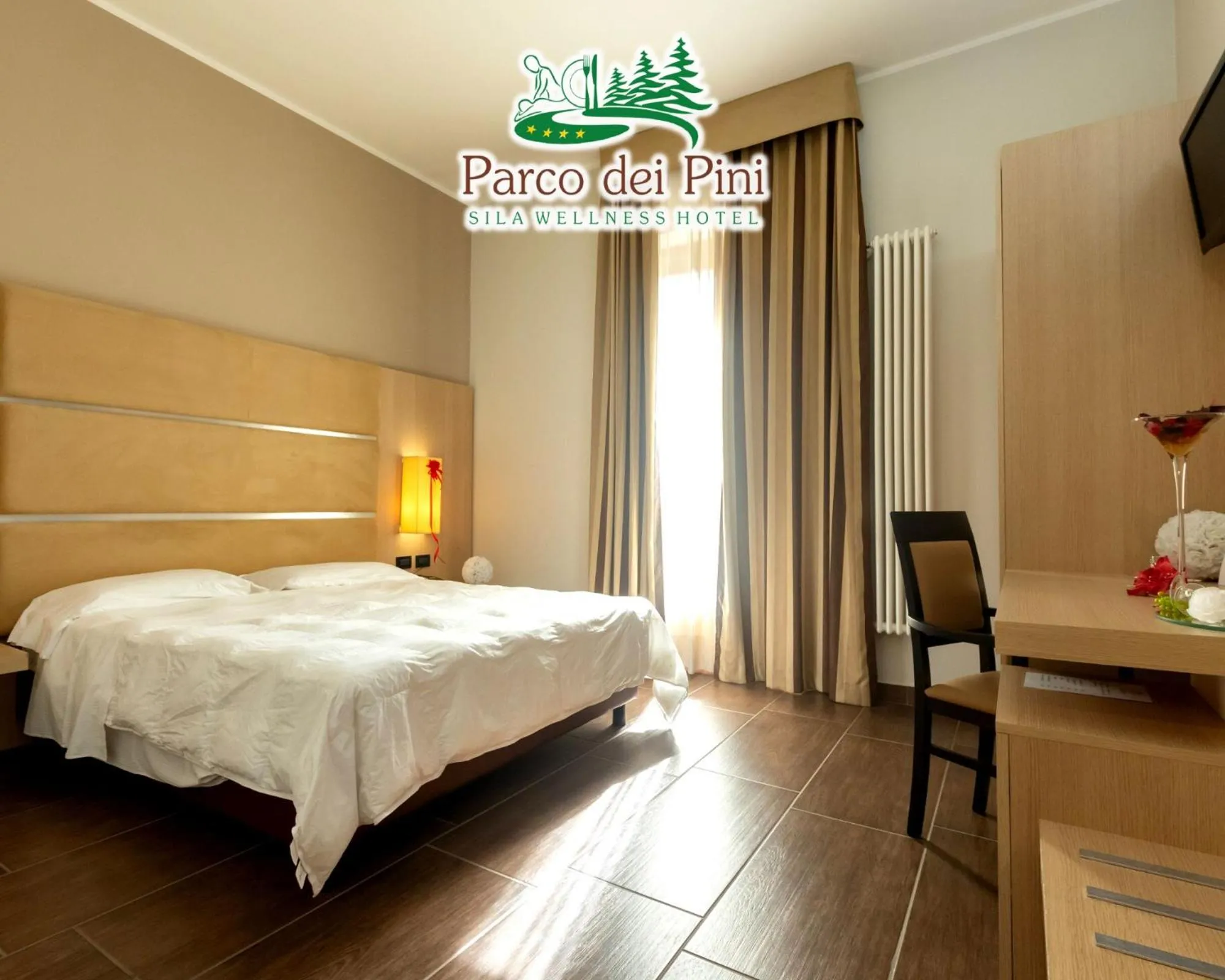 Bedroom, Bed in Parco dei Pini - Sila Wellness Hotel