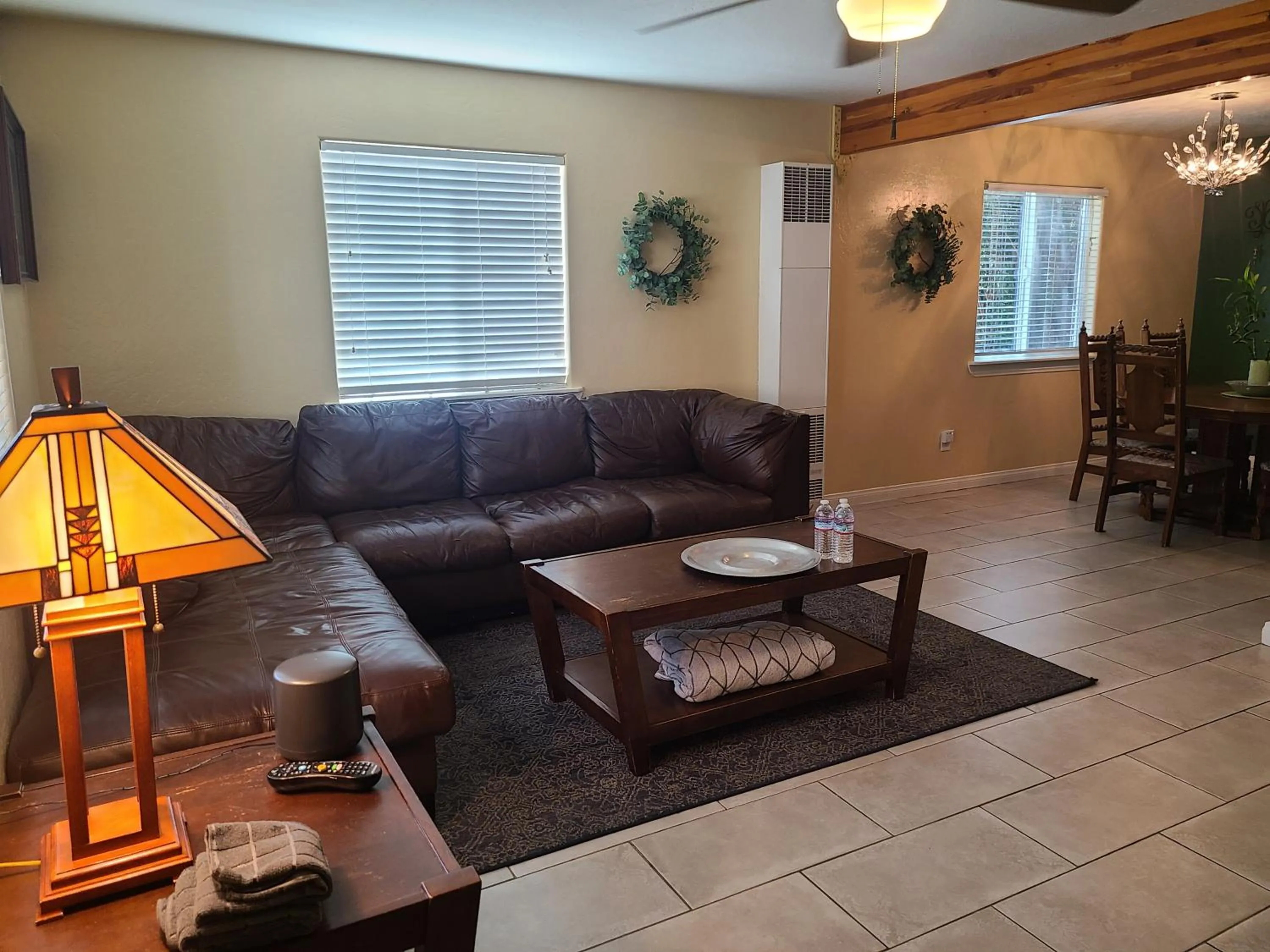 Living room in Sacred Mtn River Suites