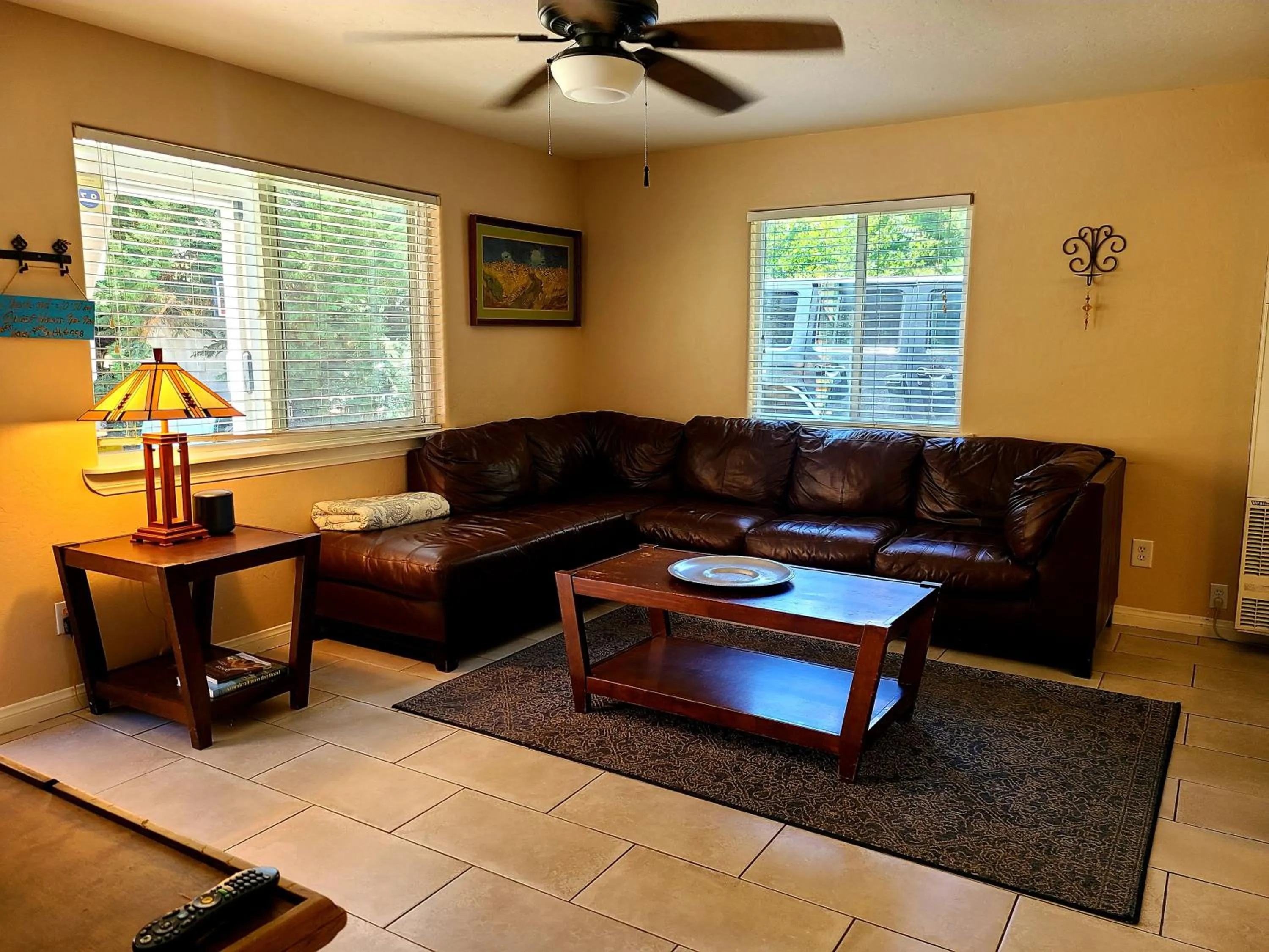 Living room in Sacred Mtn River Suites