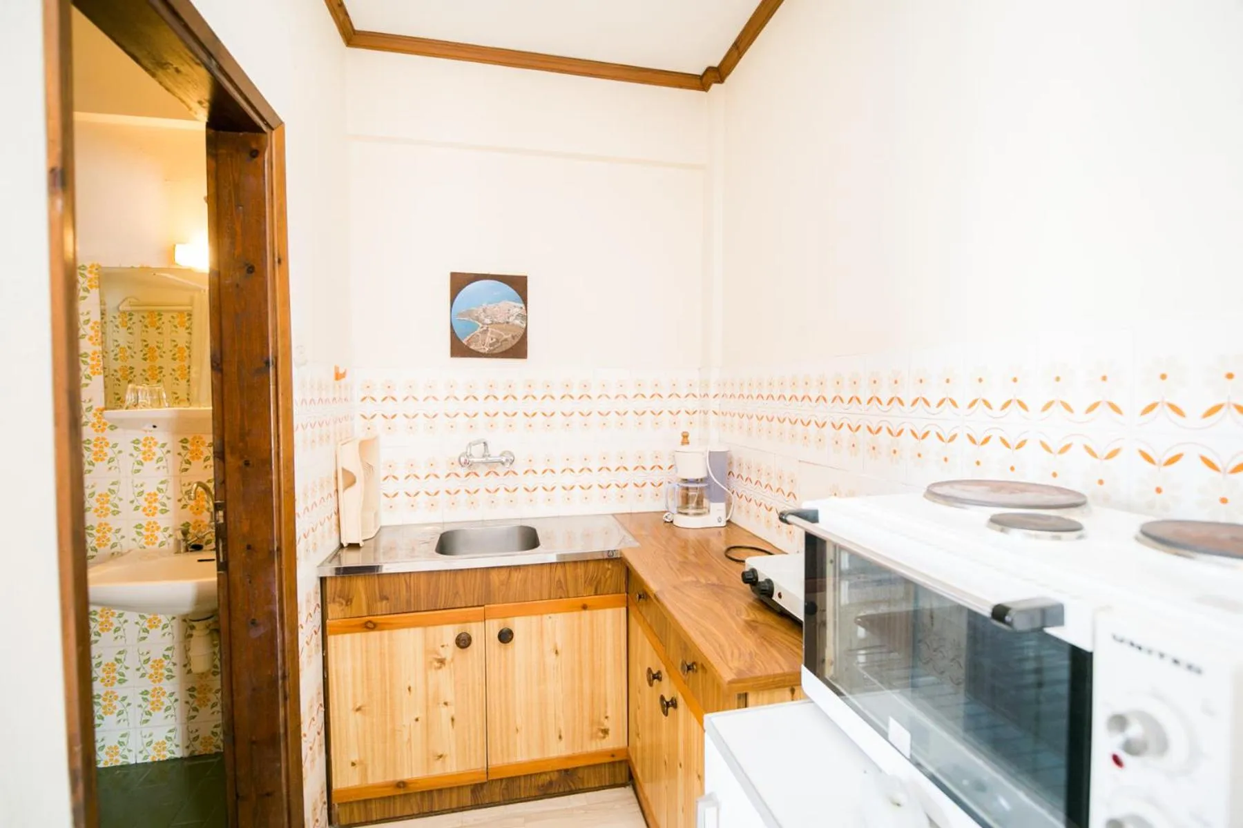 Kitchen or kitchenette in Apartments Hotel Magani