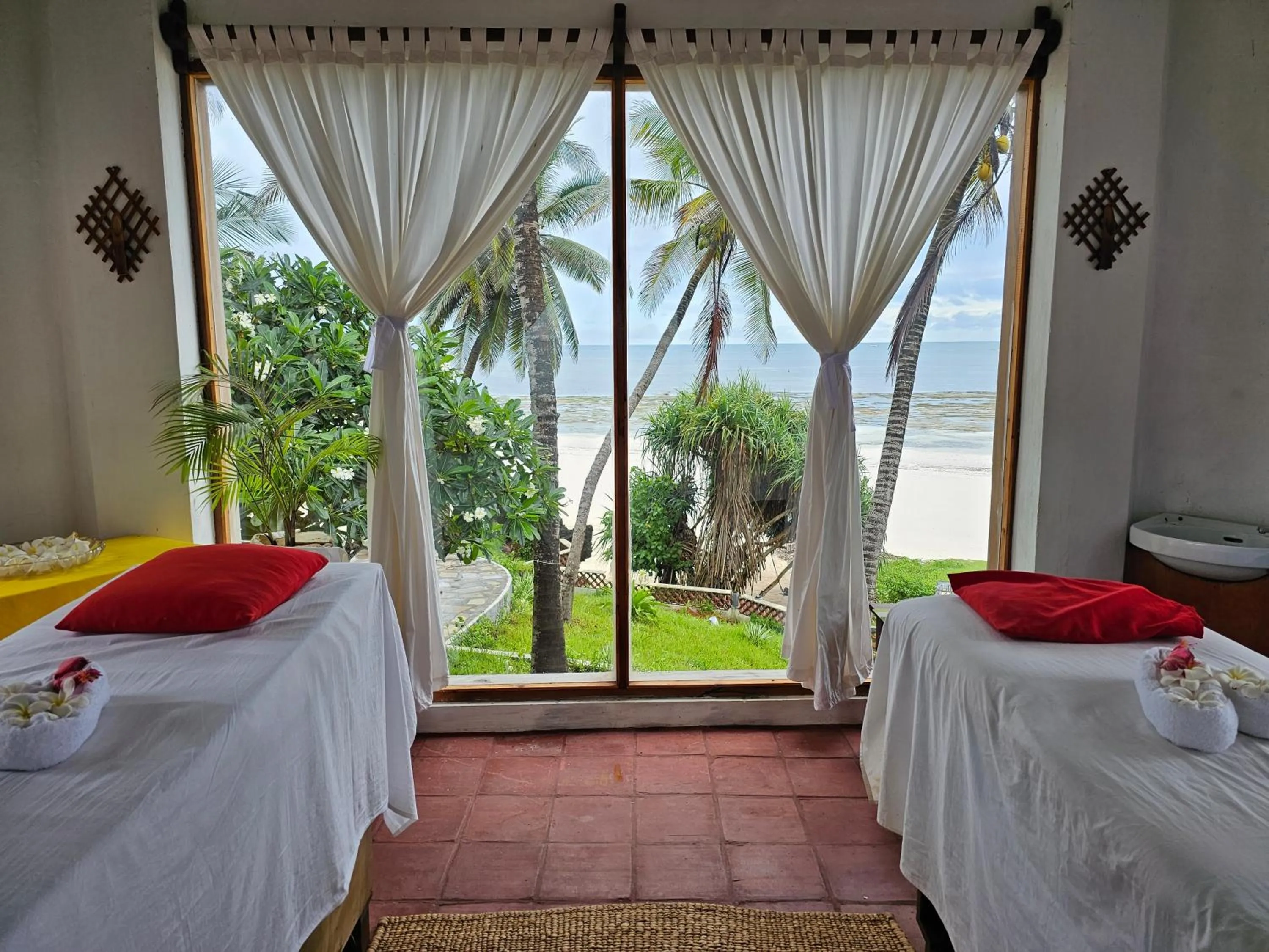 Bed in Baobab Sea Lodge