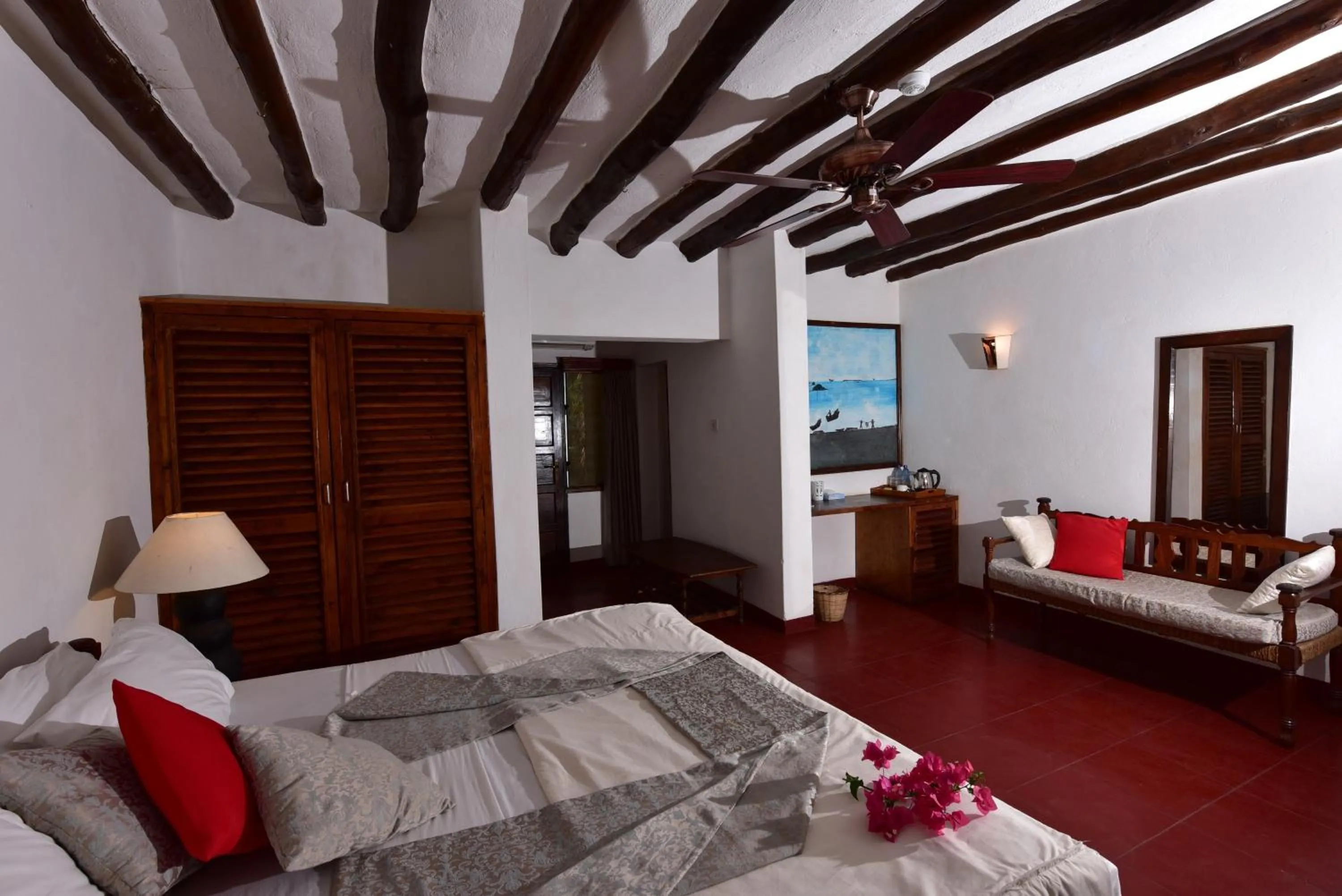 Bed in Baobab Sea Lodge