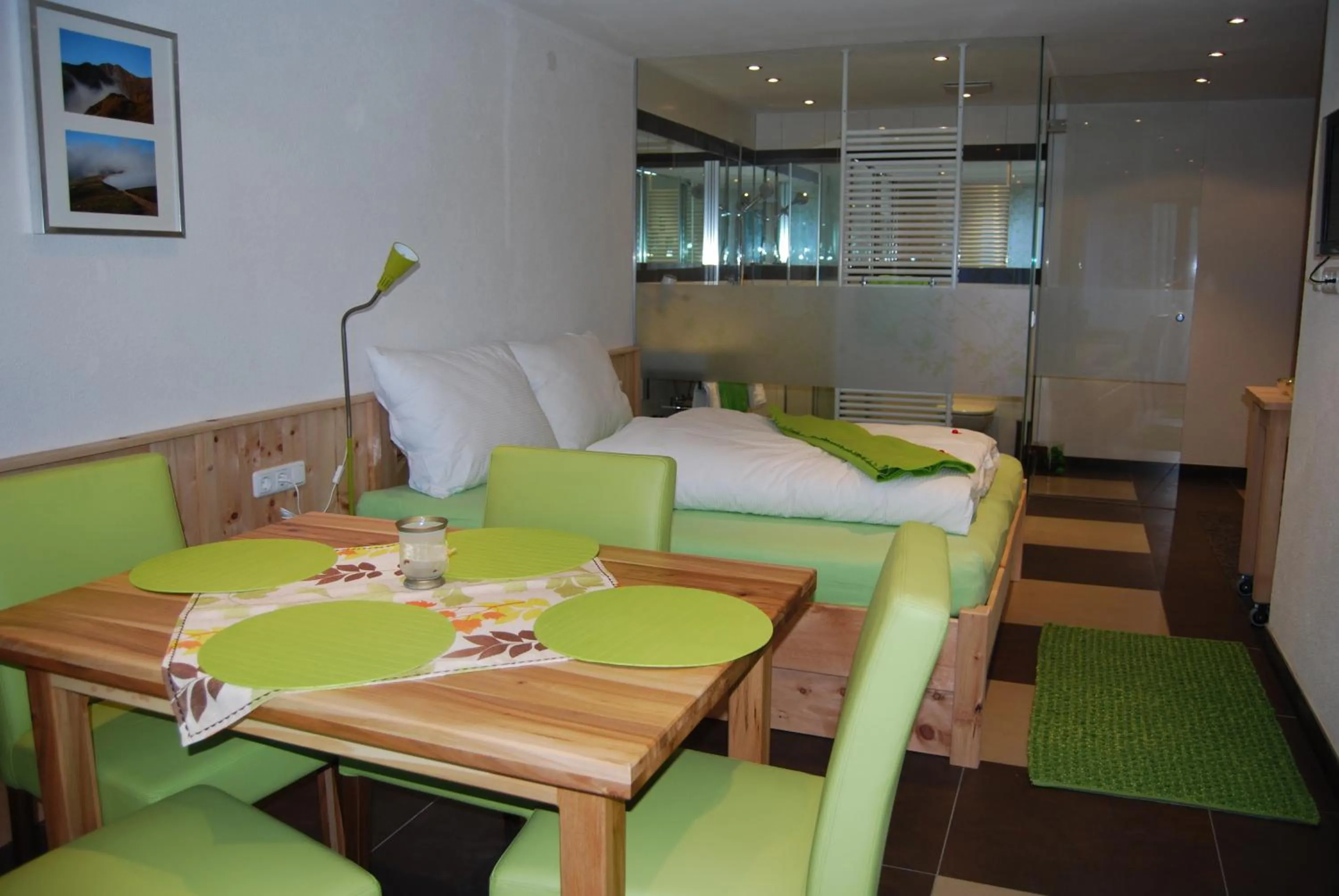 Dining area in Apart Stotter