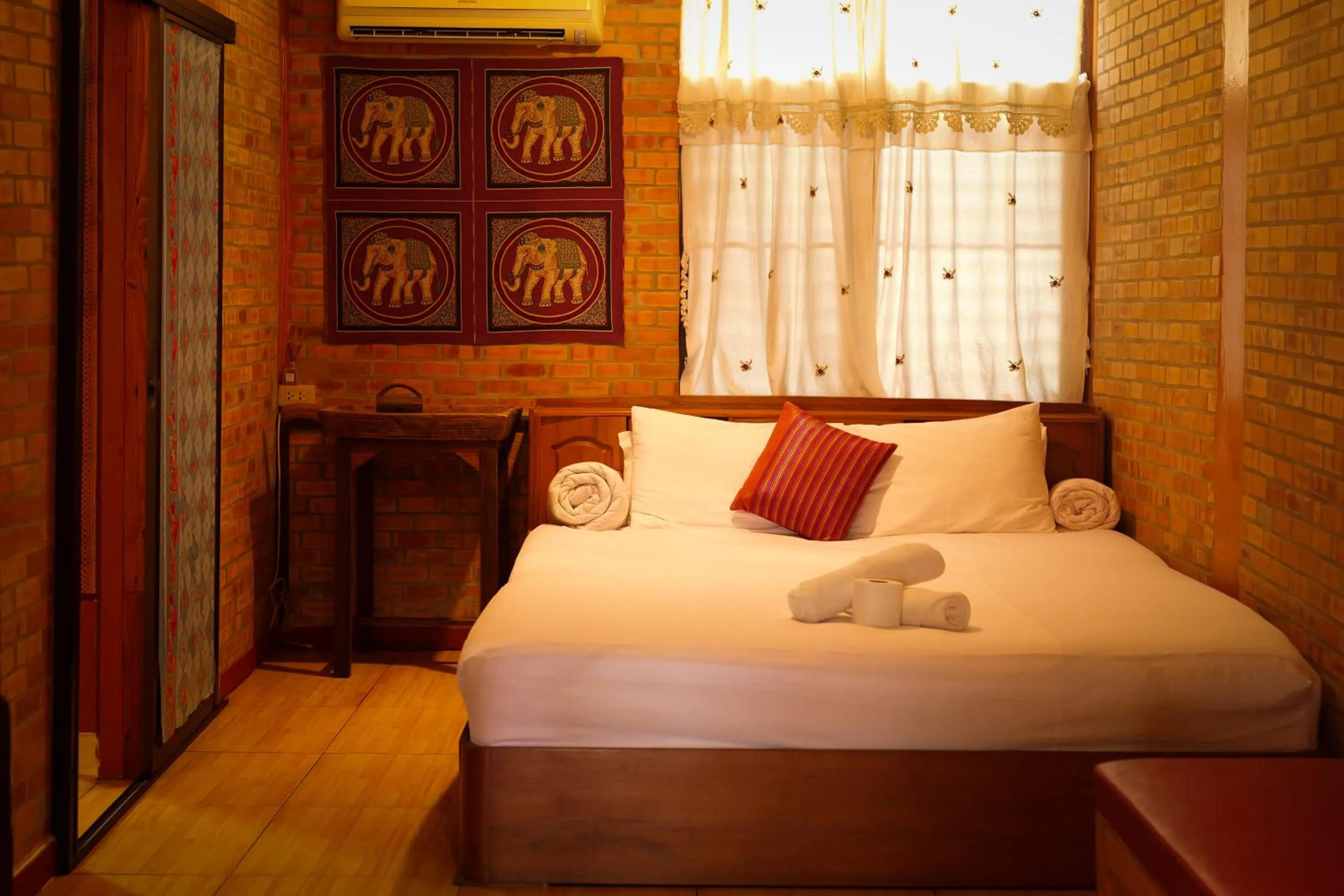 Bedroom, Bed in Boutique House Nipha