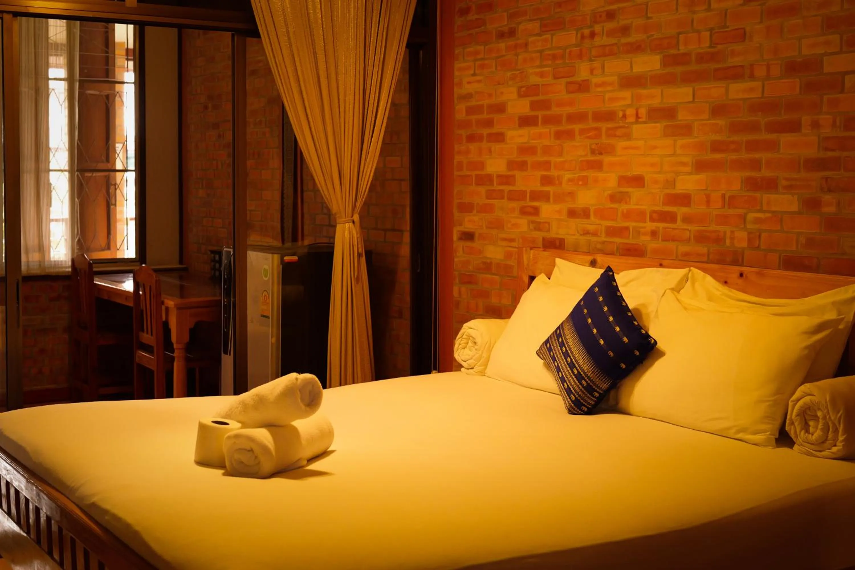 Bedroom, Bed in Boutique House Nipha