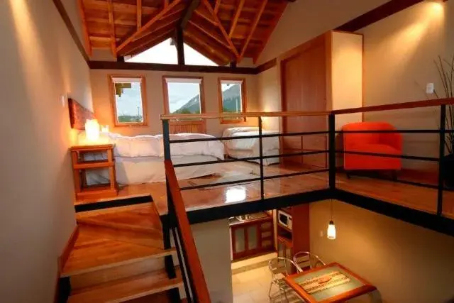 Bed in Aires del Beagle Apartment Bed in Aires del Beagle Apartment