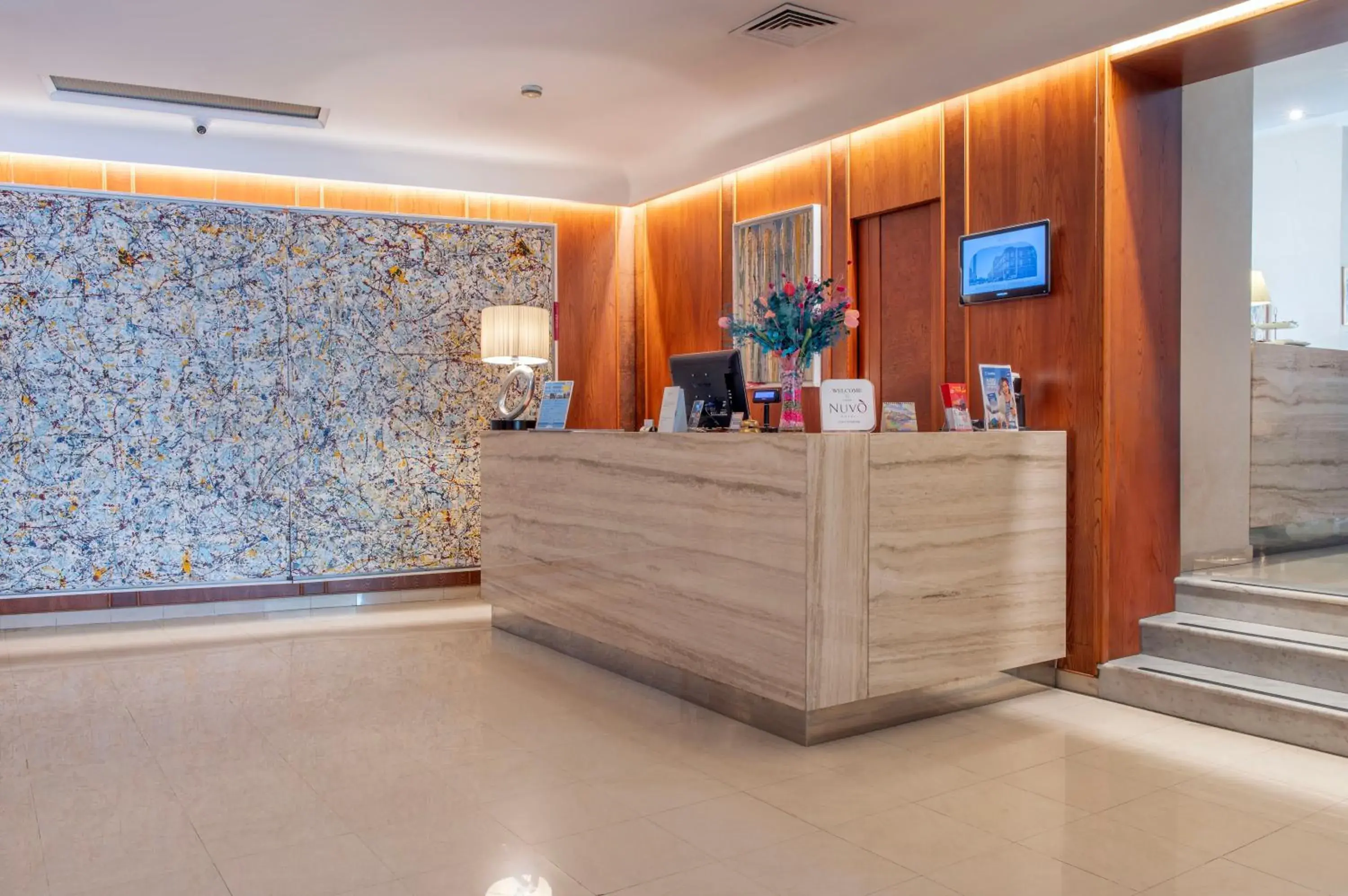 Lobby or reception in Hotel Nuvò Lobby or reception in Hotel Nuvò