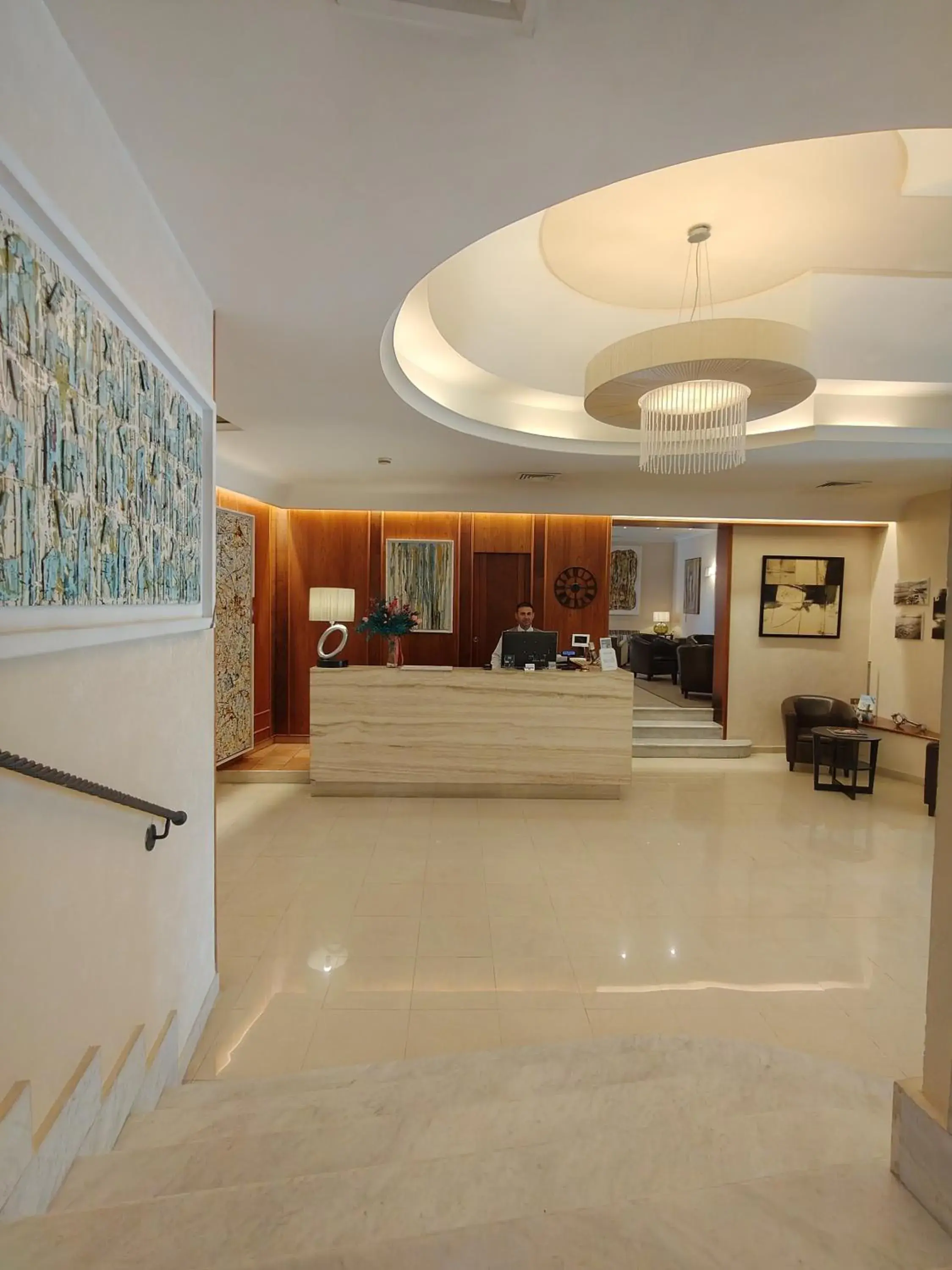 Lobby or reception in Hotel Nuvò Lobby or reception in Hotel Nuvò