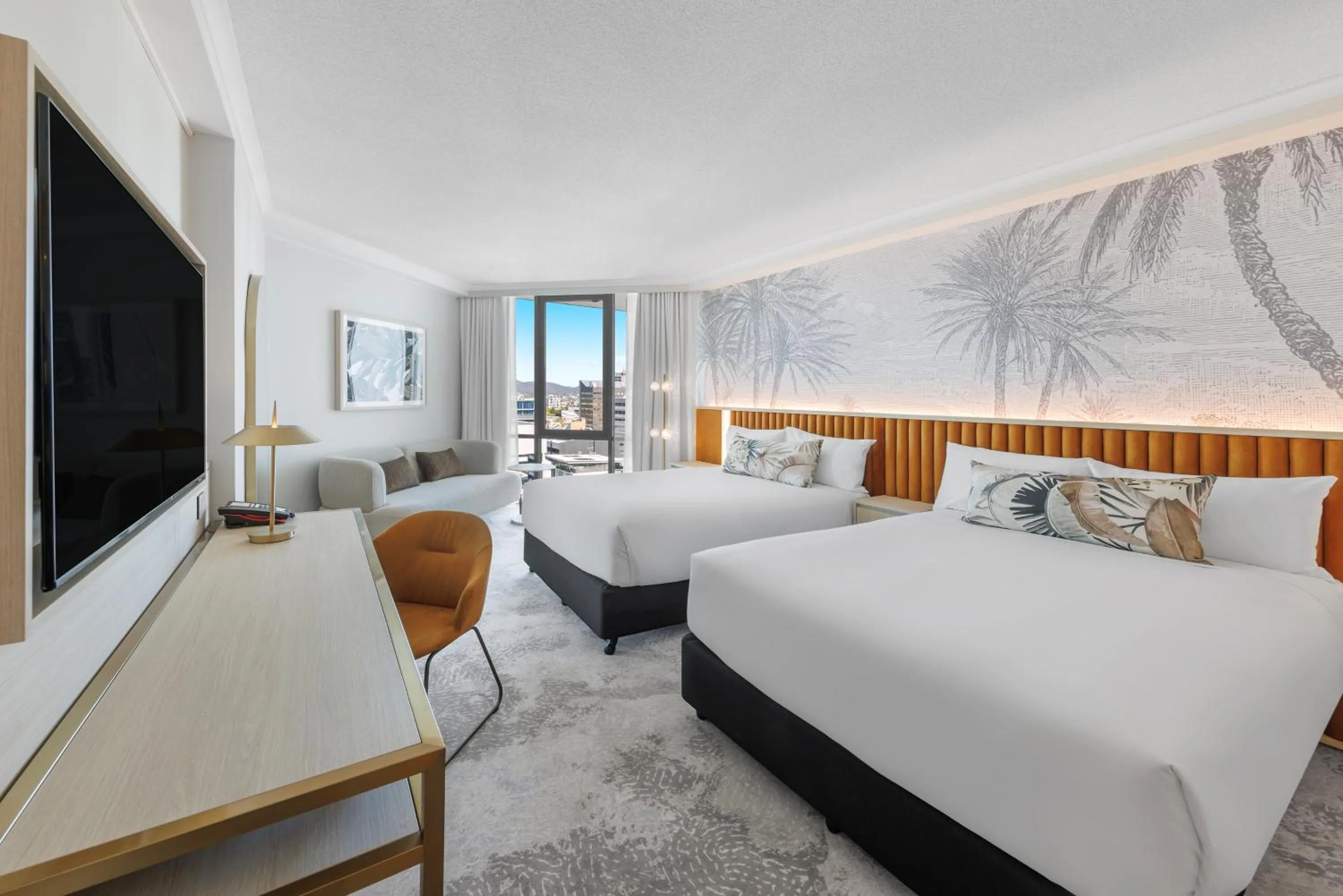 Bed in Amora Hotel Brisbane