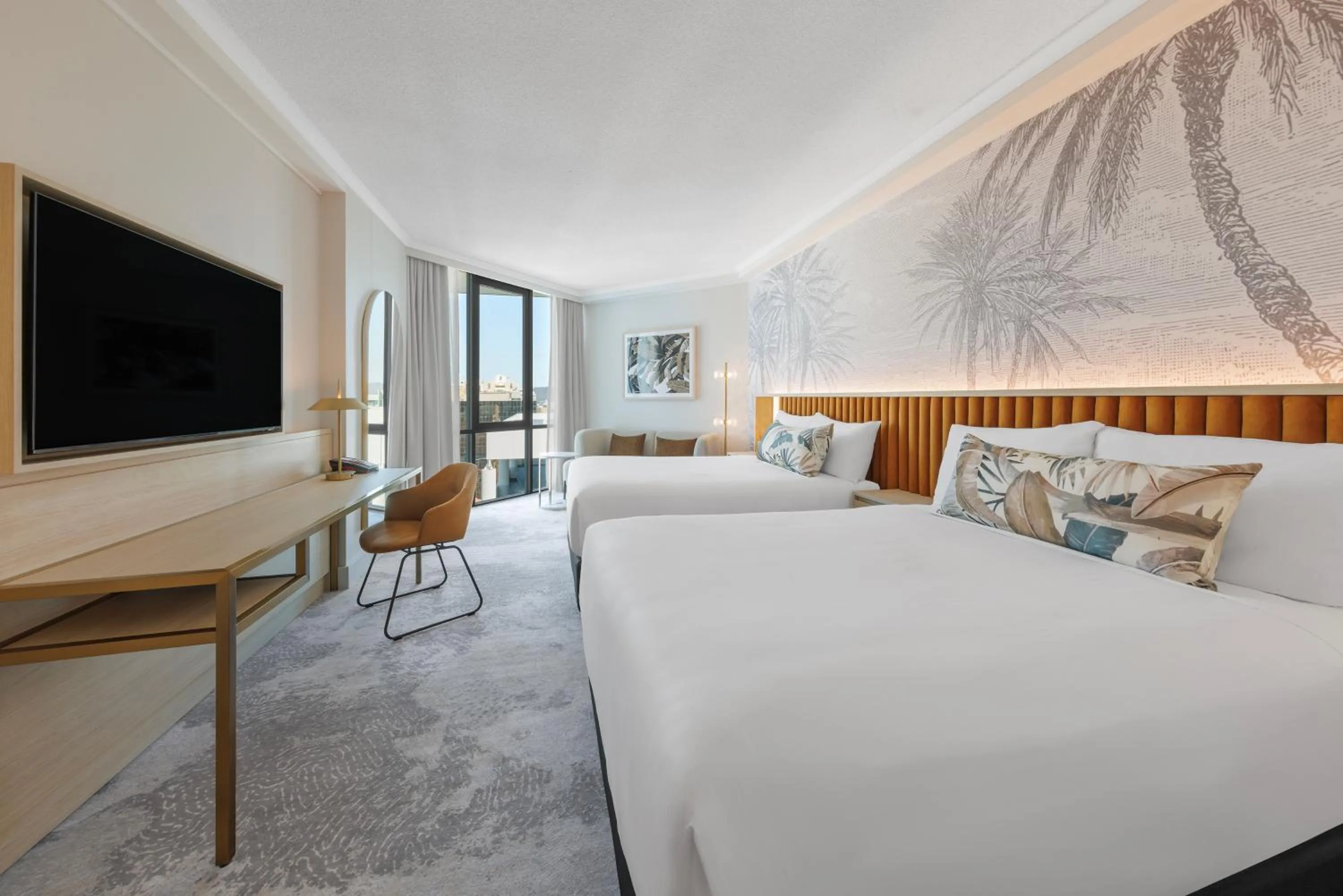 Bed in Amora Hotel Brisbane