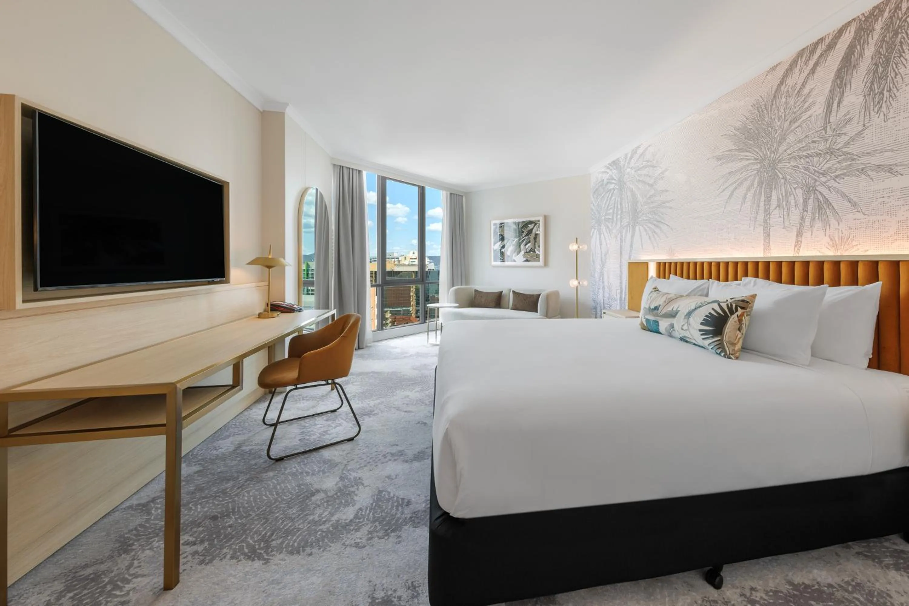 Bed in Amora Hotel Brisbane