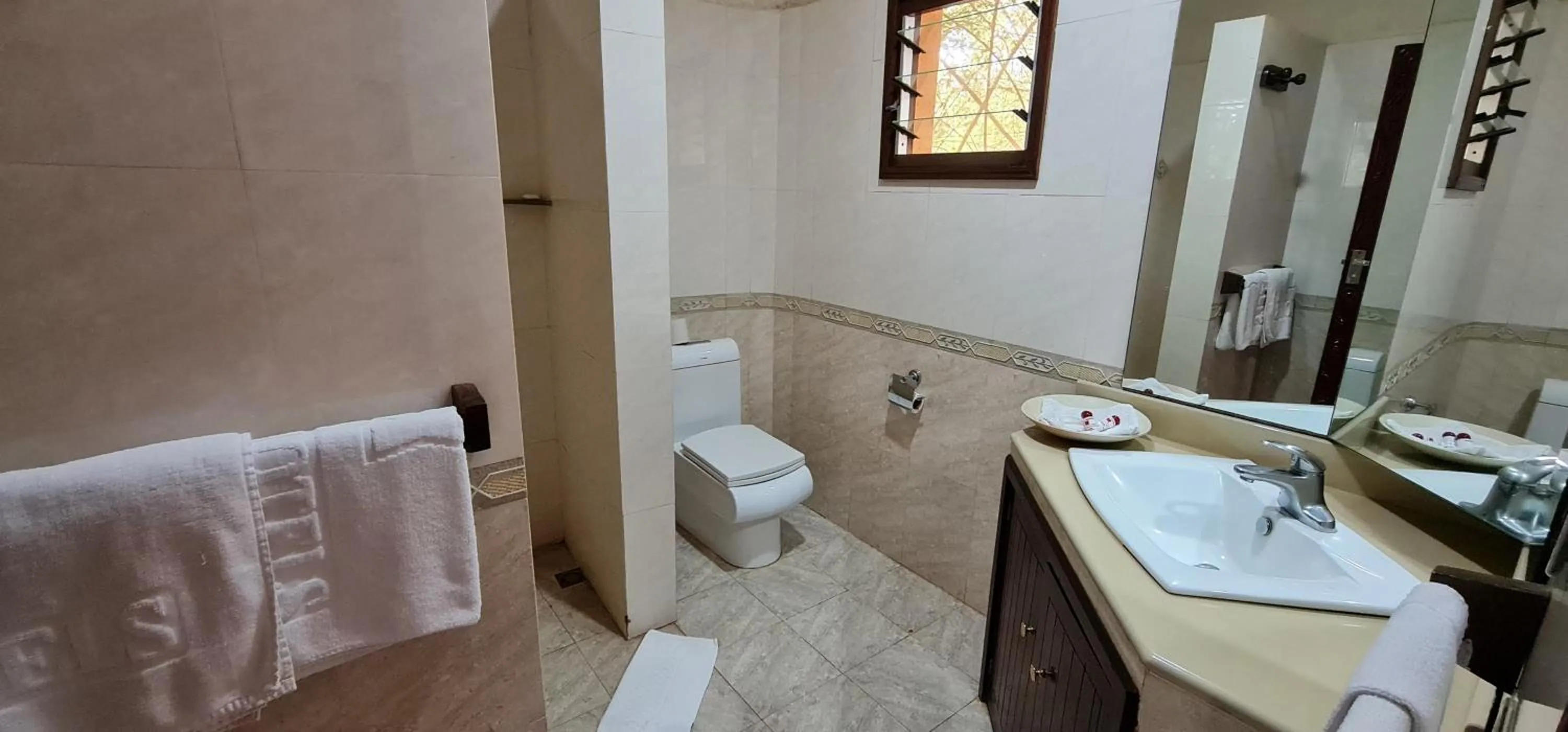 Bathroom in Kilima Safari Camp