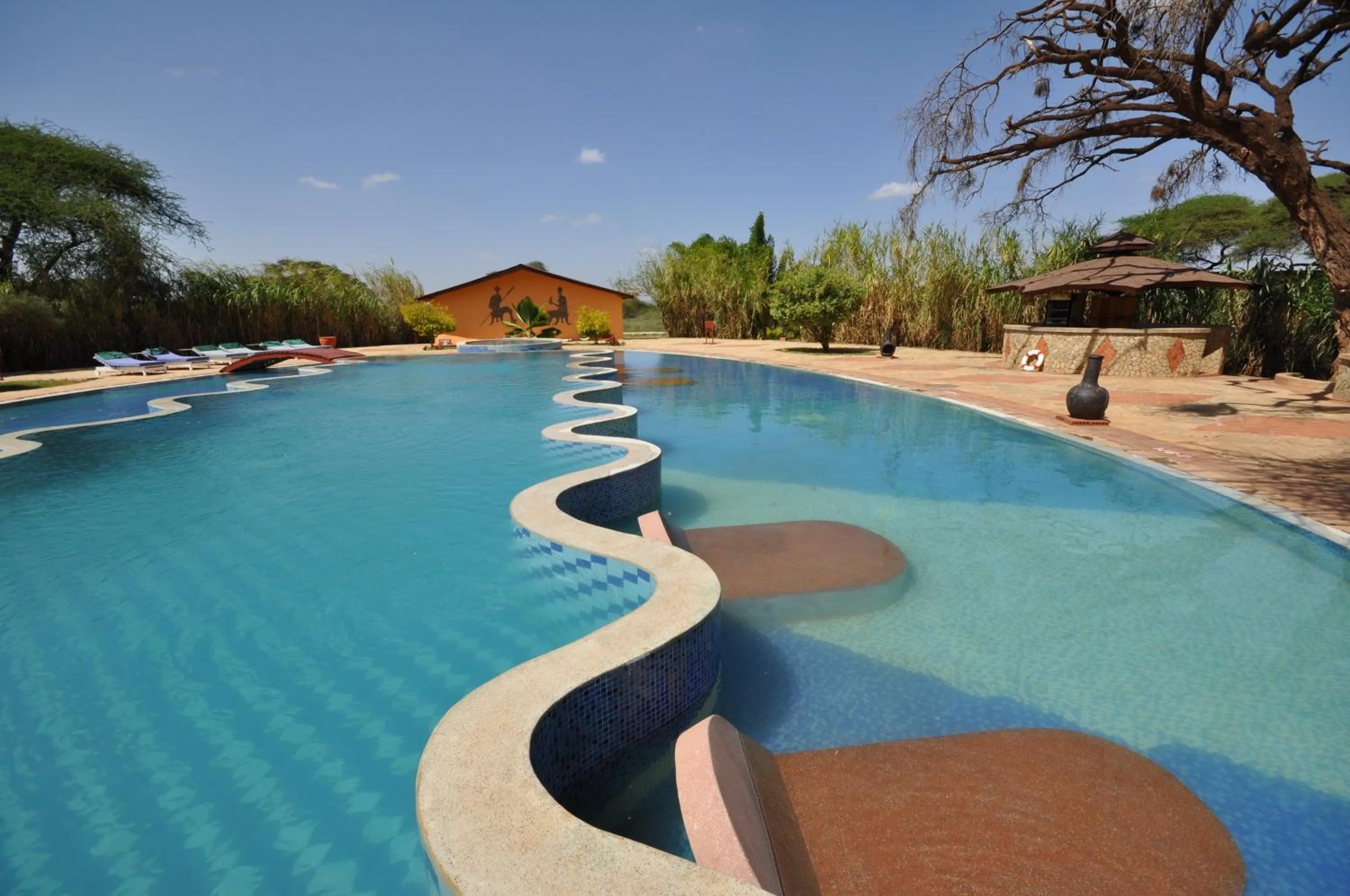 Swimming pool in Kilima Safari Camp
