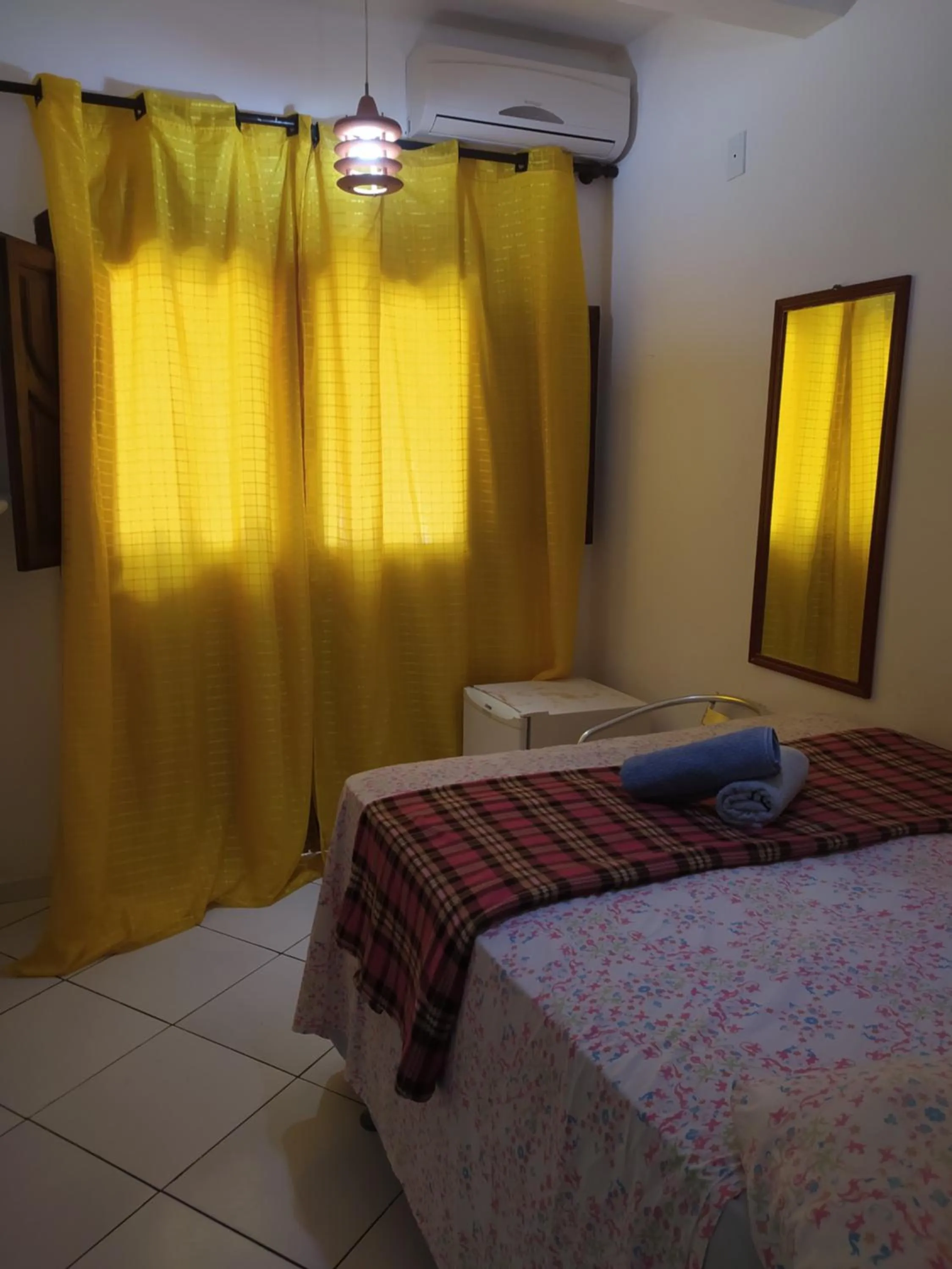 Bed in Pousada Luzena
