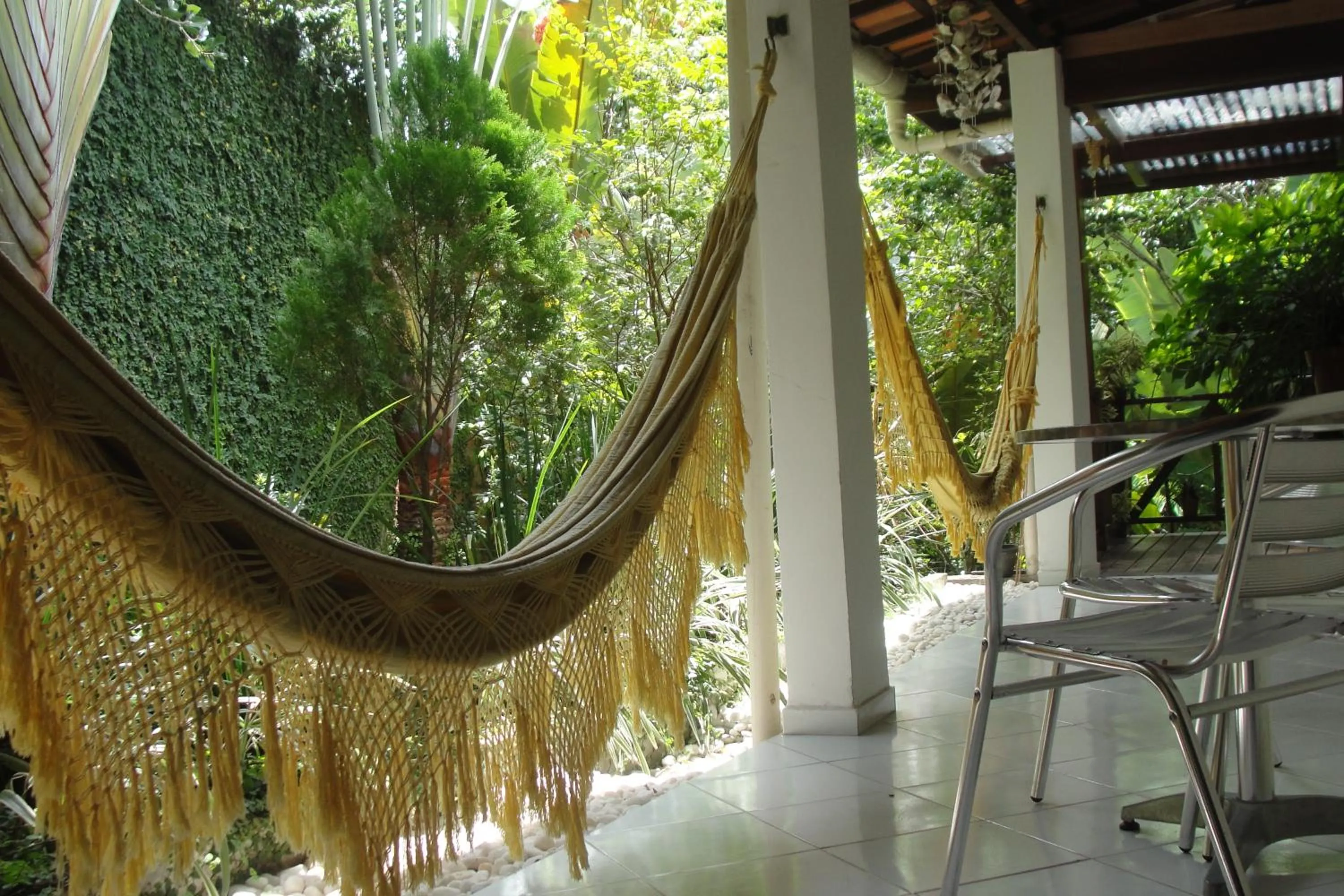 Patio in Pousada Luzena