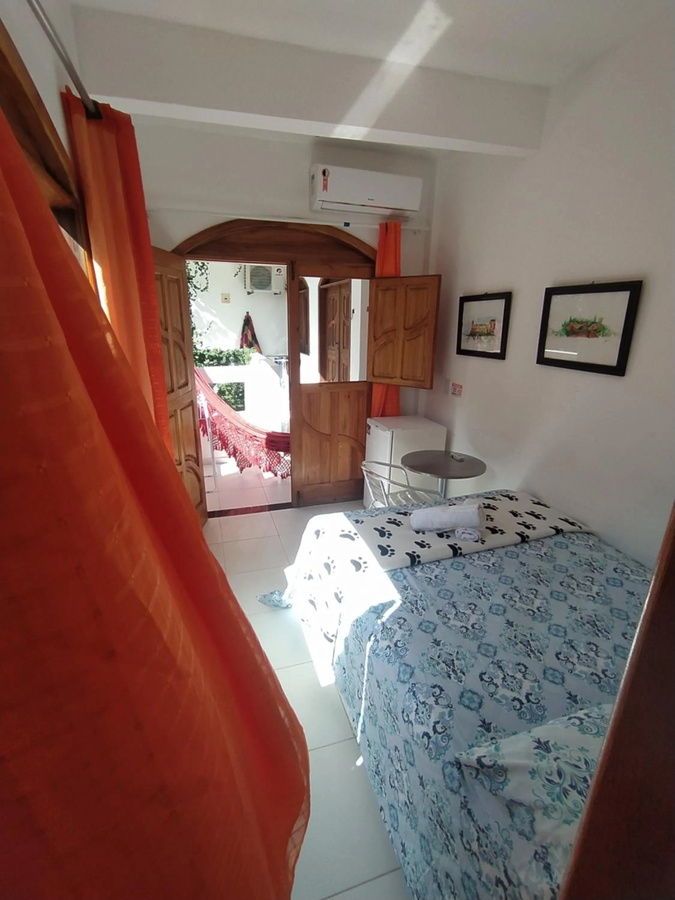 Bed in Pousada Luzena