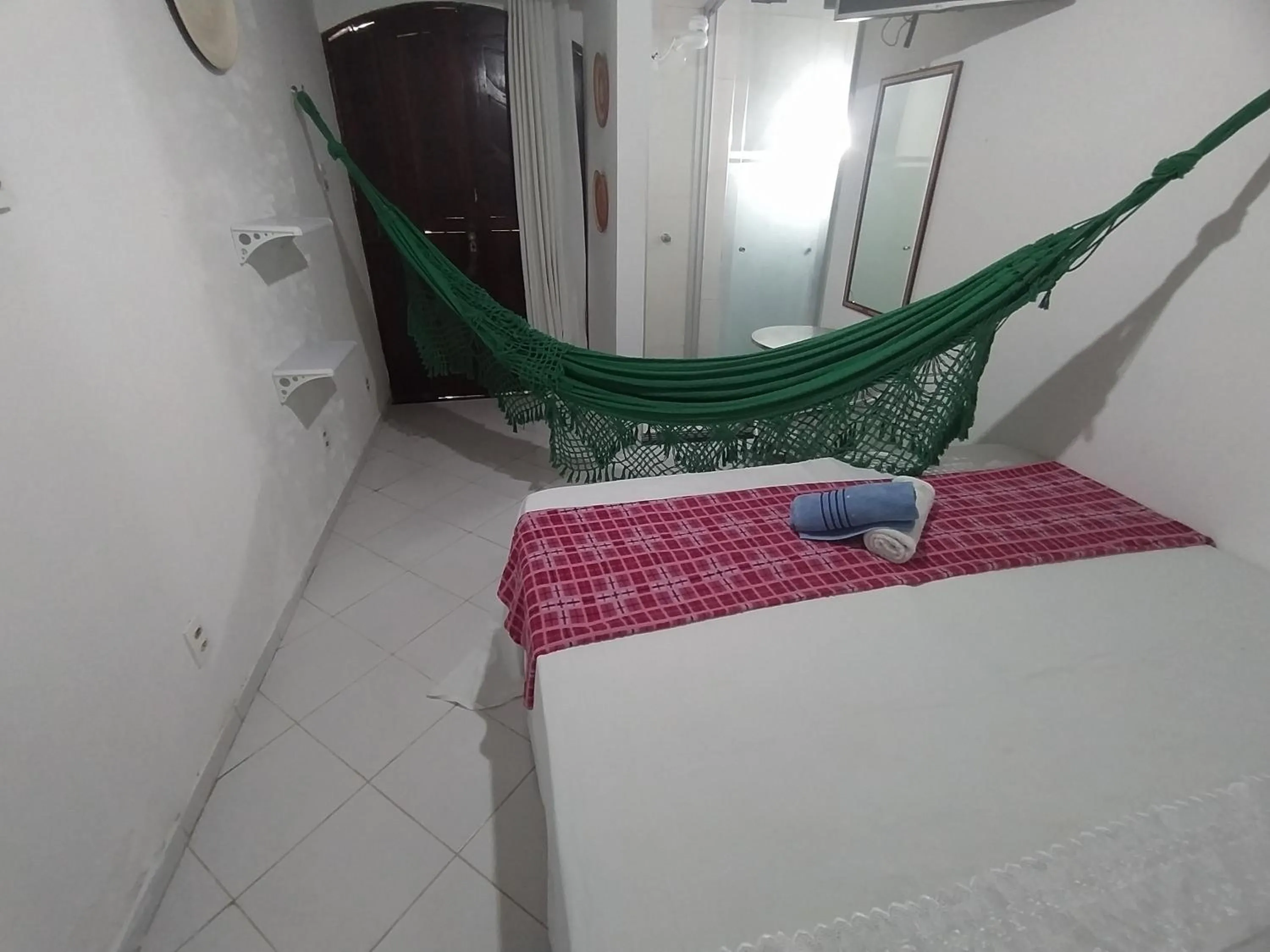 Bed in Pousada Luzena