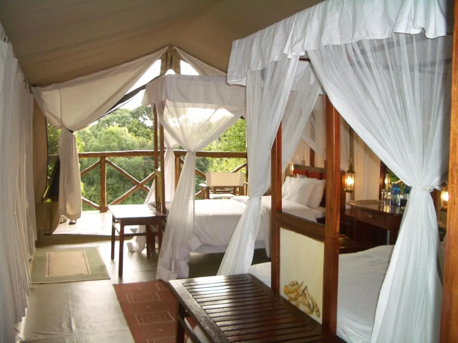 Bed in Fig Tree Camp - Maasai Mara Bed in Fig Tree Camp - Maasai Mara