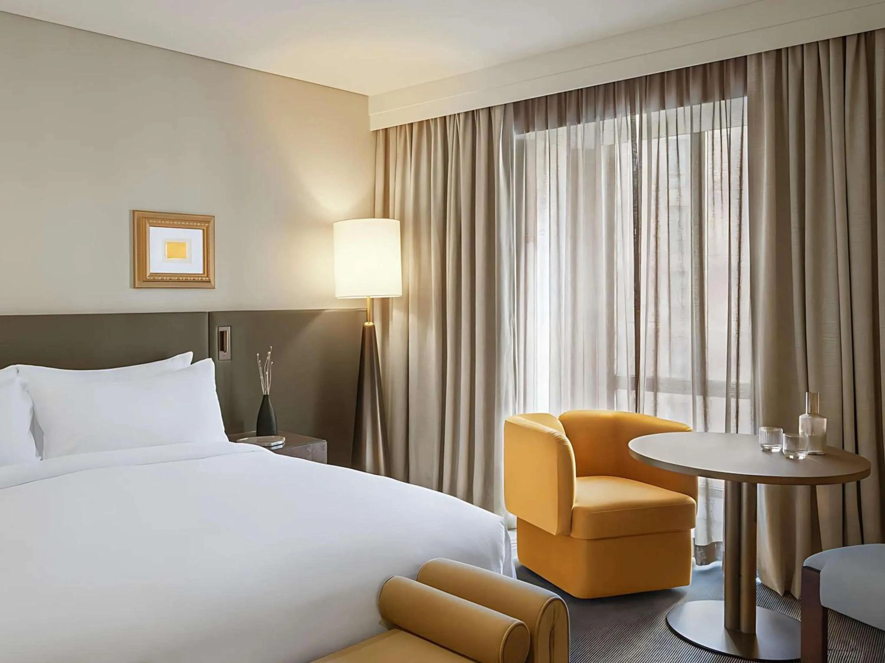 Bedroom, Bed in Sofitel Sydney Wentworth