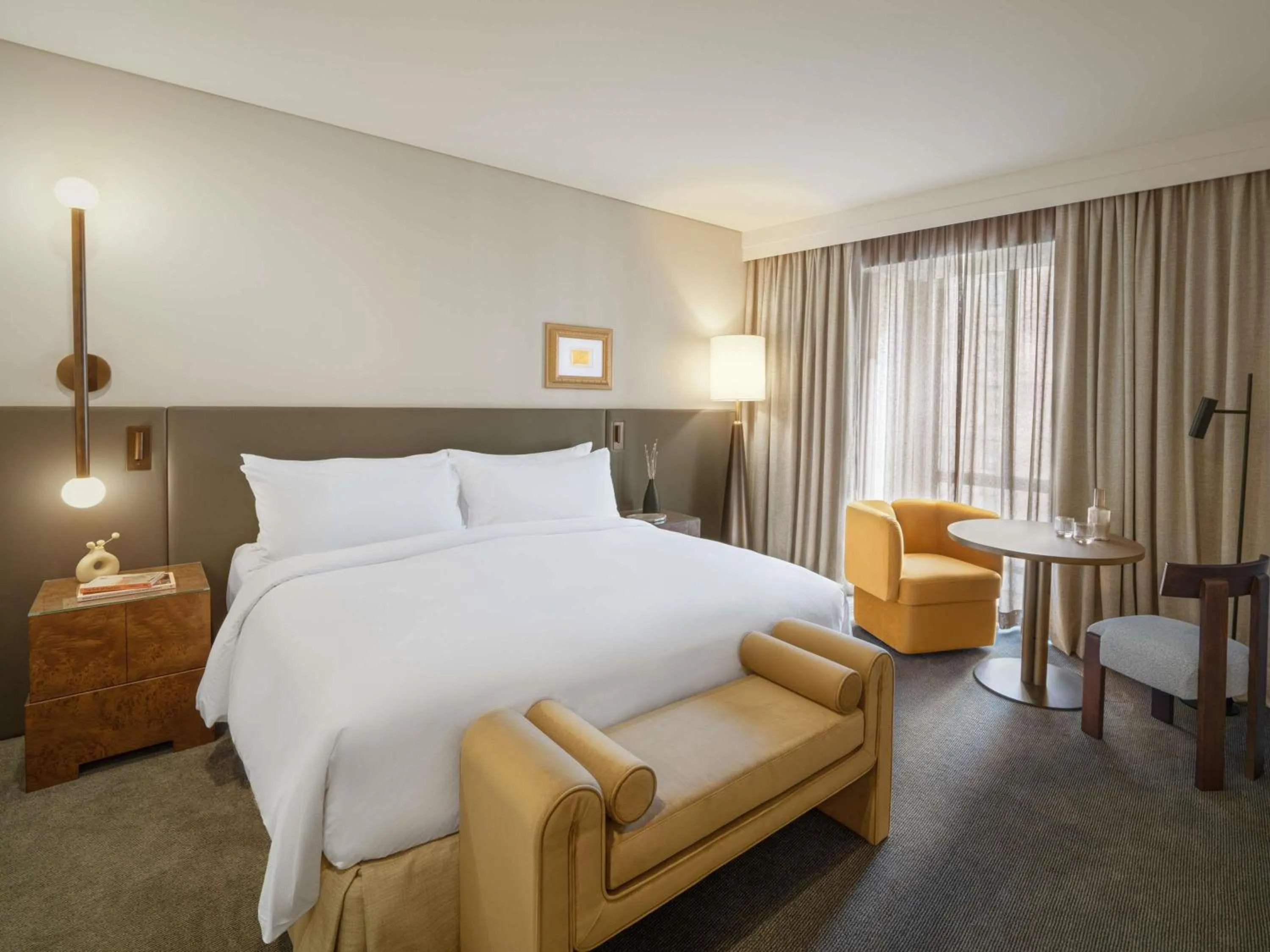 Bedroom, Bed in Sofitel Sydney Wentworth