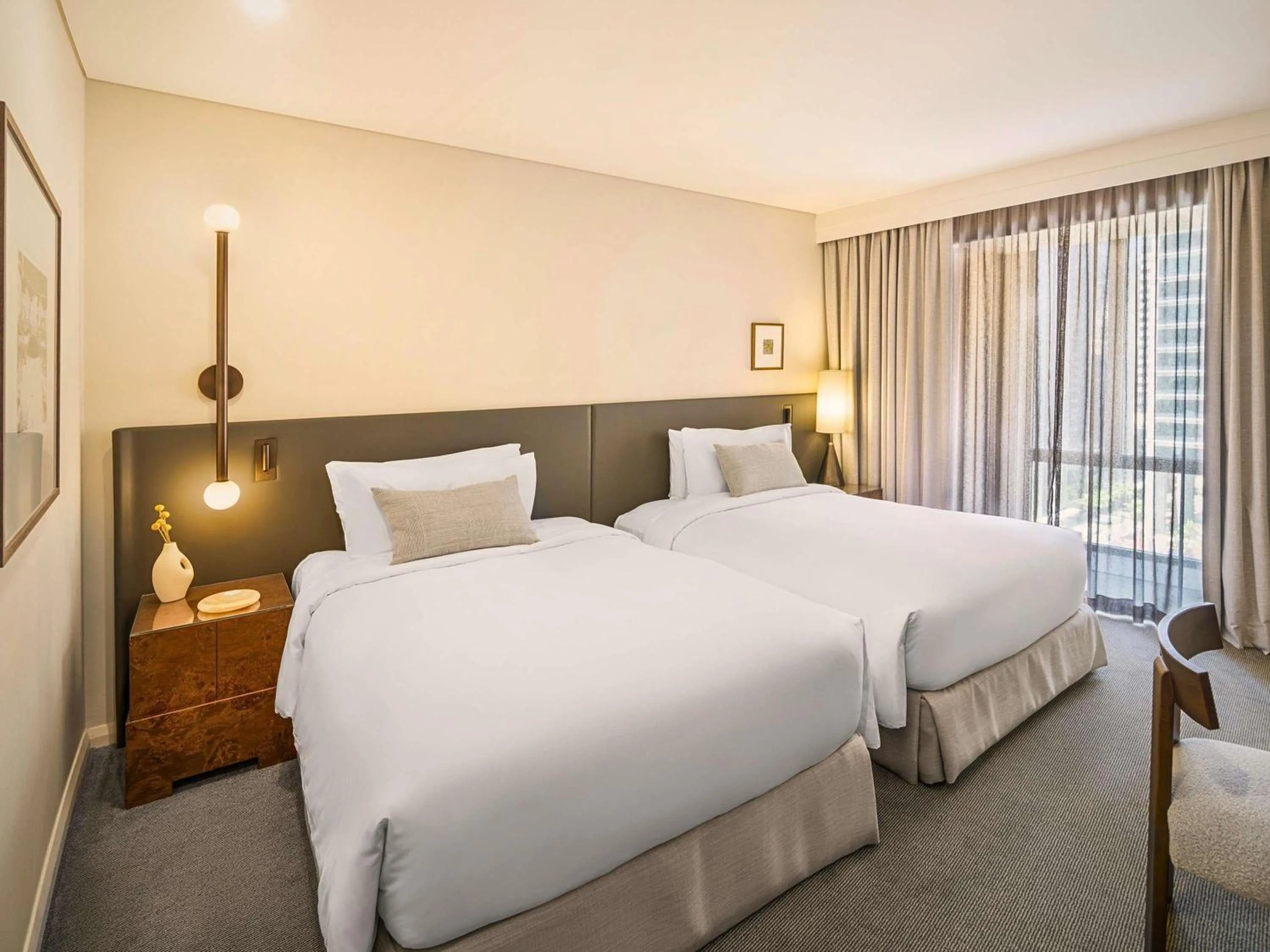 Bedroom, Bed in Sofitel Sydney Wentworth