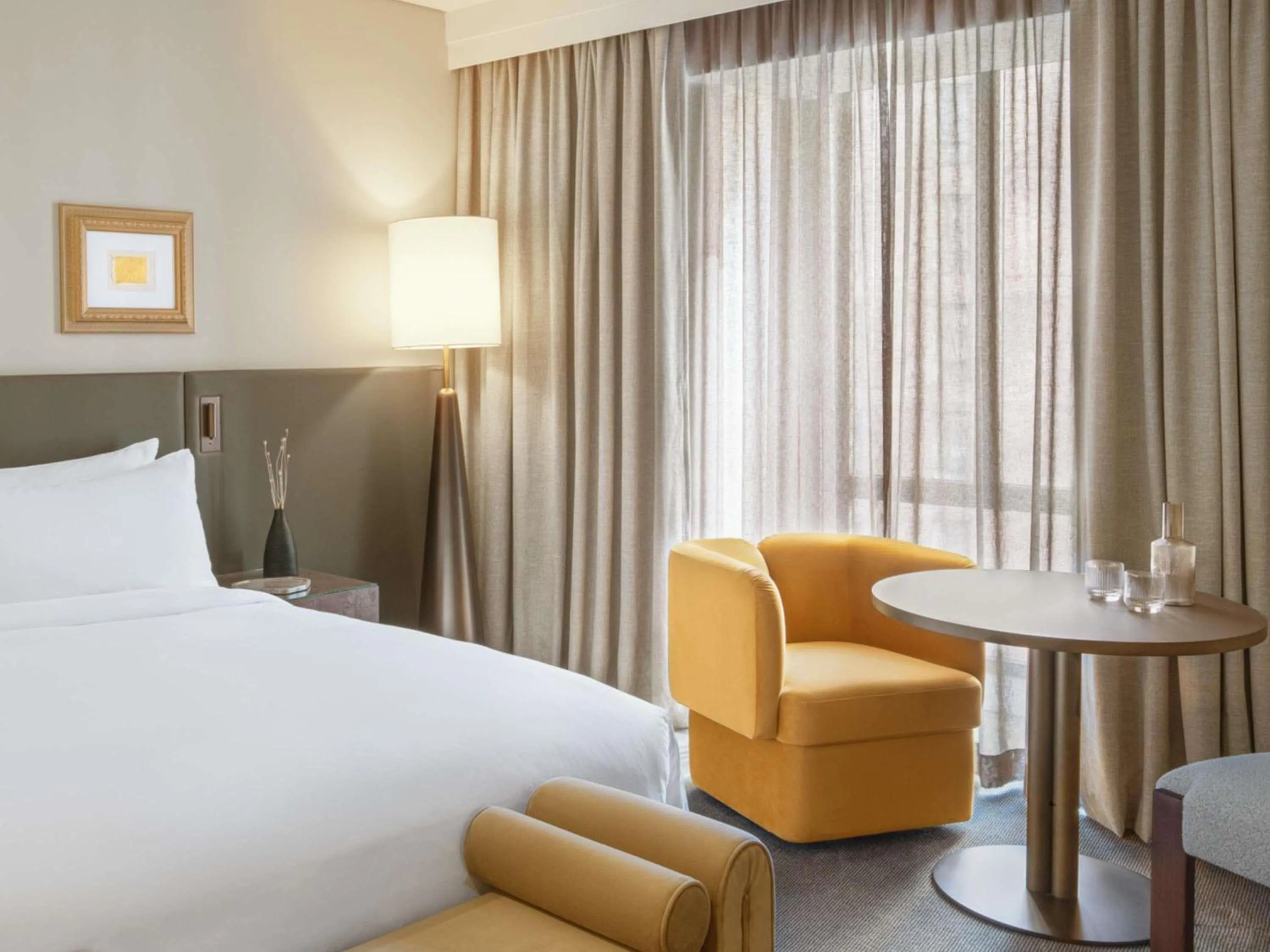 Bedroom, Bed in Sofitel Sydney Wentworth