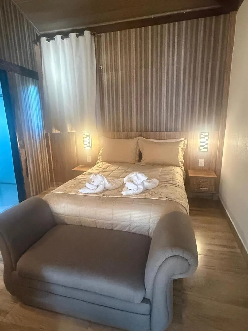 Bed in Pousada Dona Carmita
