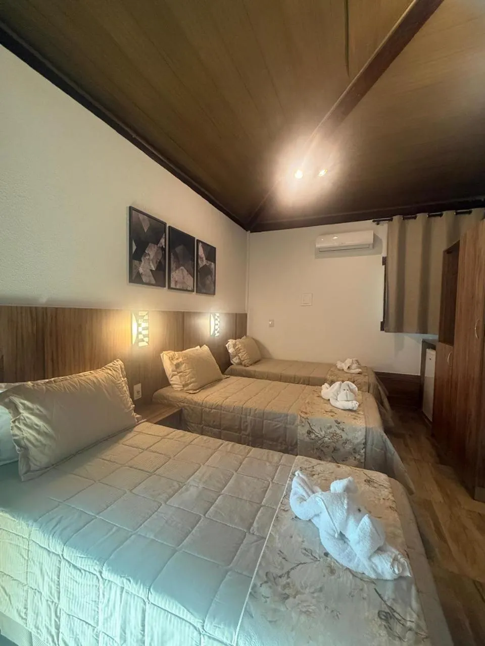 Bed in Pousada Dona Carmita