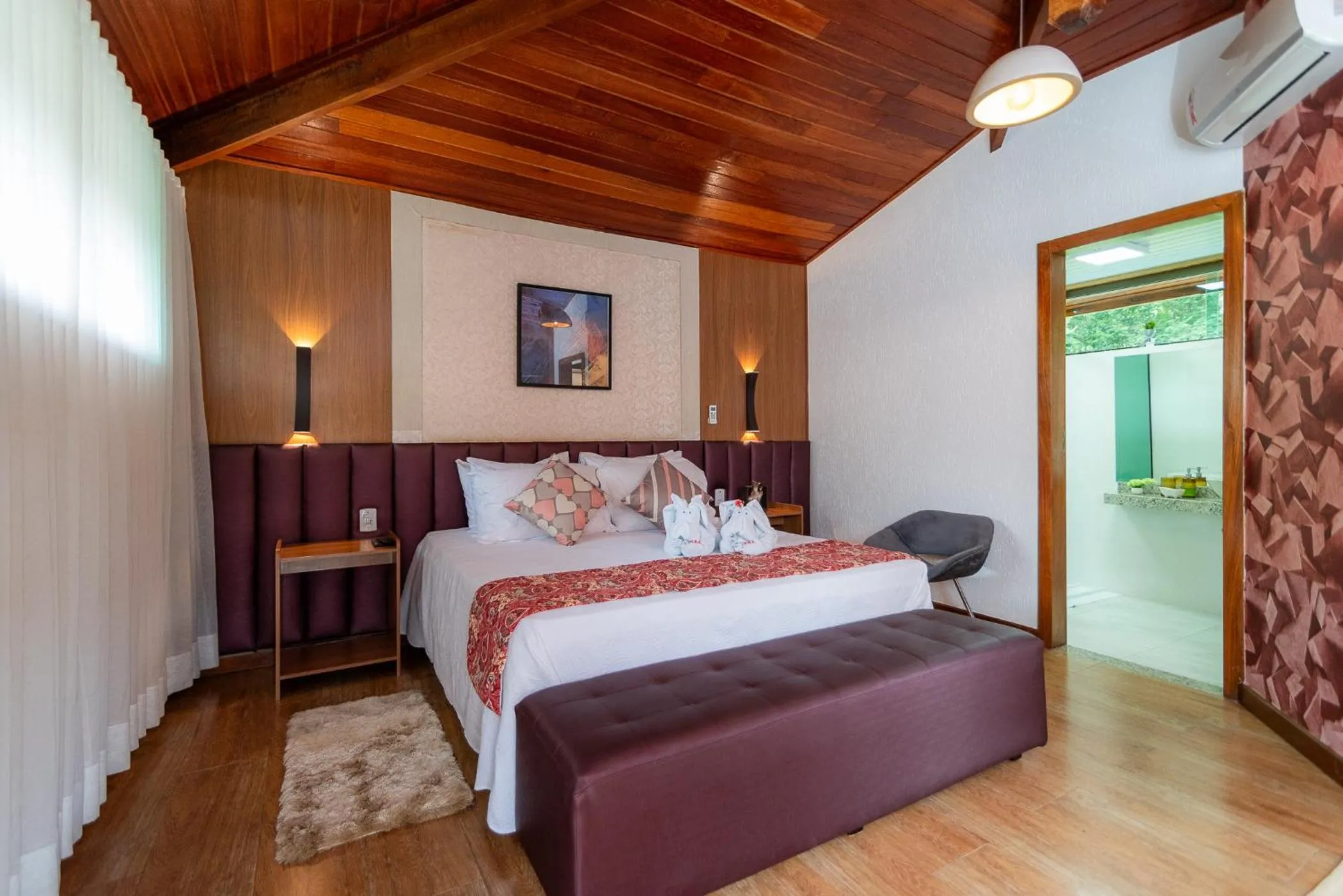 Bed in Pousada Dona Carmita