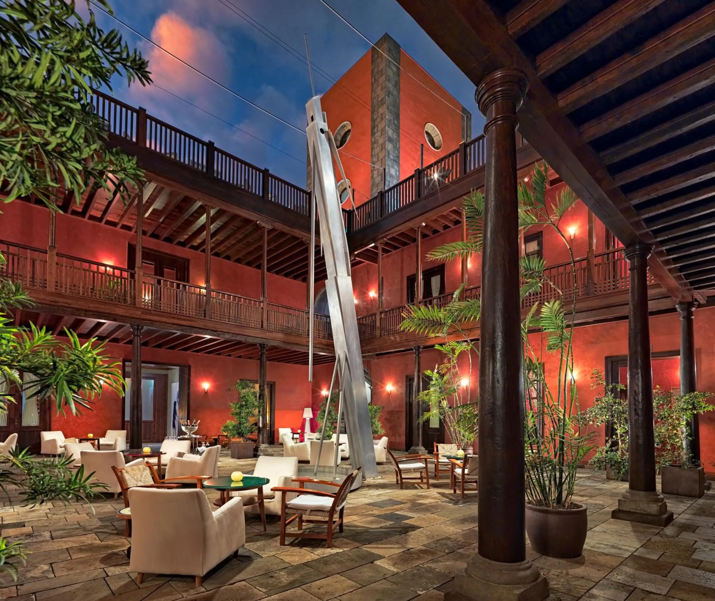 Patio in Hotel San Roque