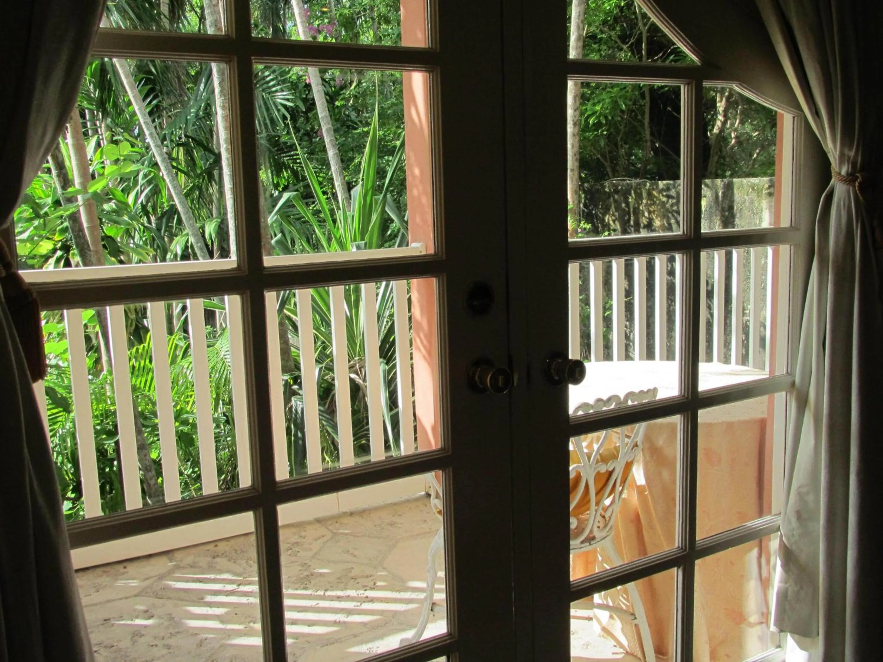 Garden in Graycliff Hotel