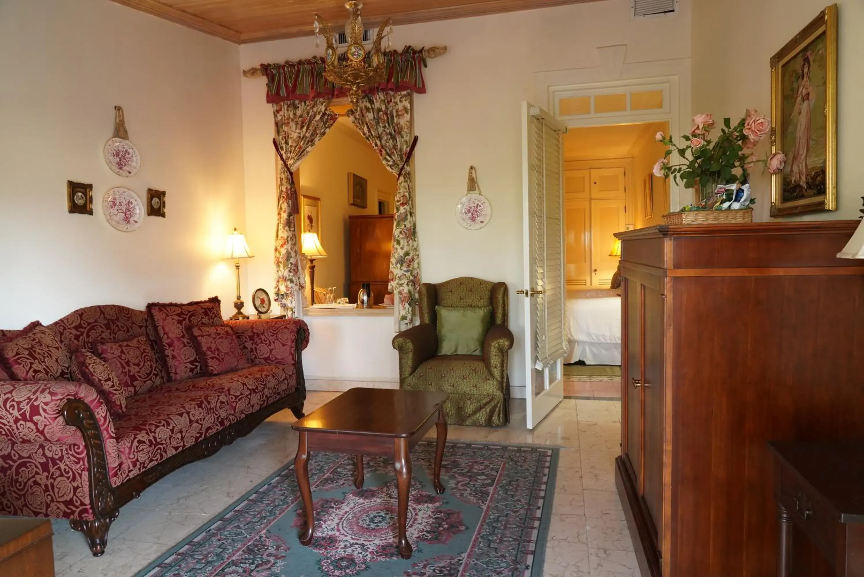 Living room in Graycliff Hotel Living room in Graycliff Hotel