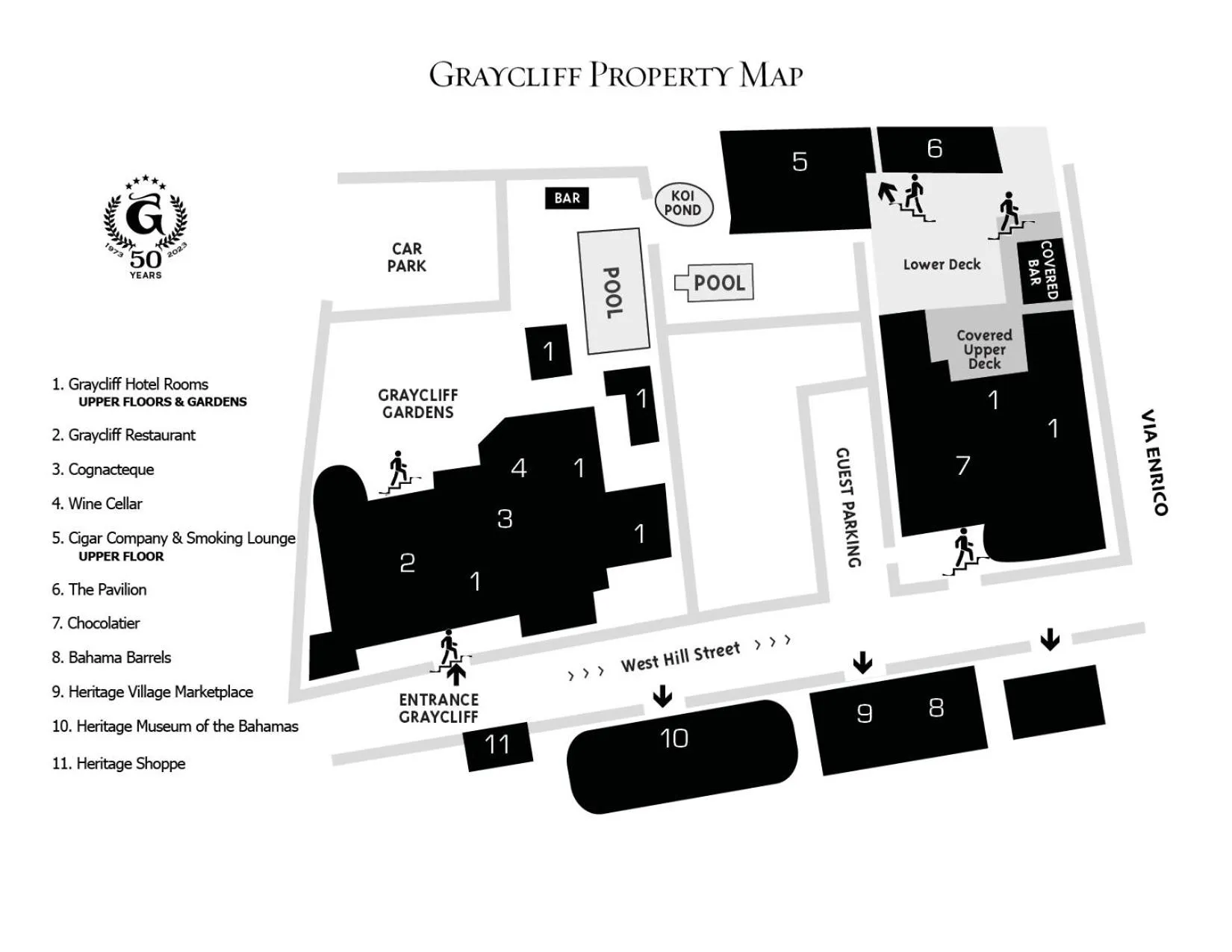 View (from property/room) in Graycliff Hotel