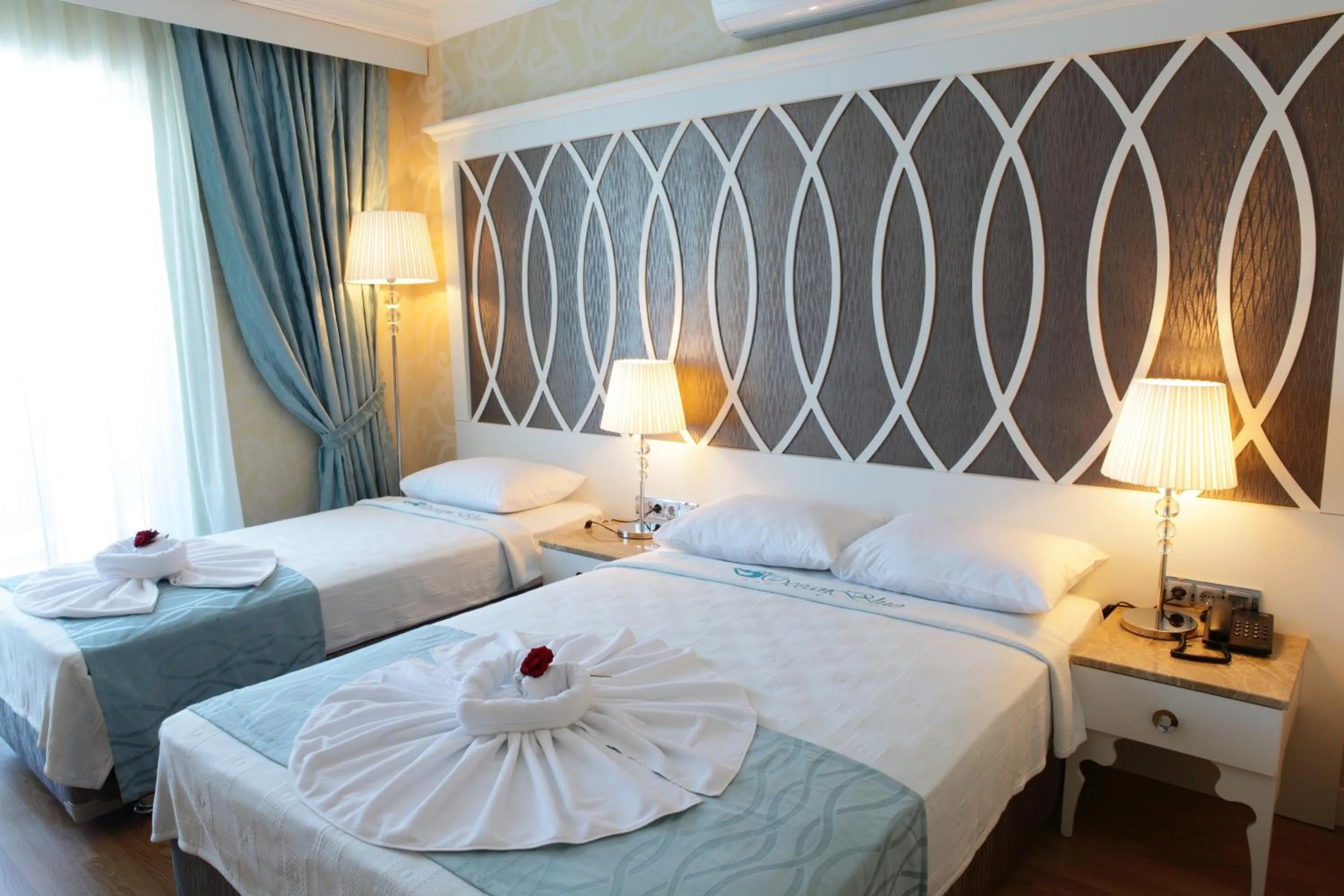 Bed in Ocean Blue High Class Hotel & SPA