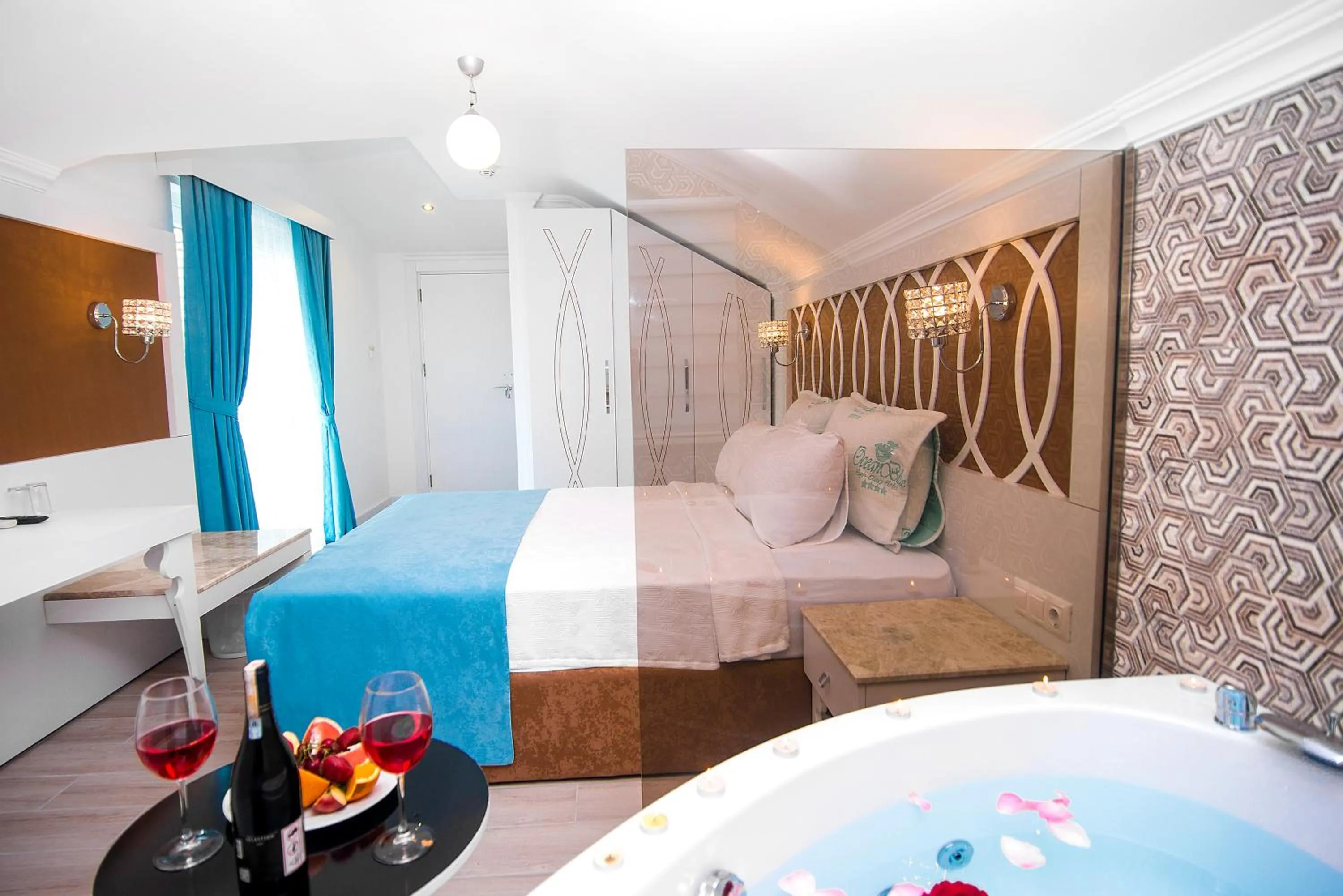 Photo of the whole room, Bed in Ocean Blue High Class Hotel & SPA