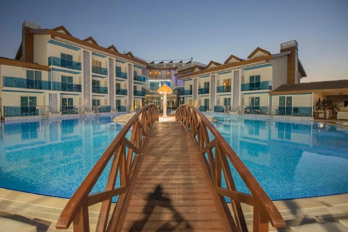 Swimming pool in Ocean Blue High Class Hotel & SPA