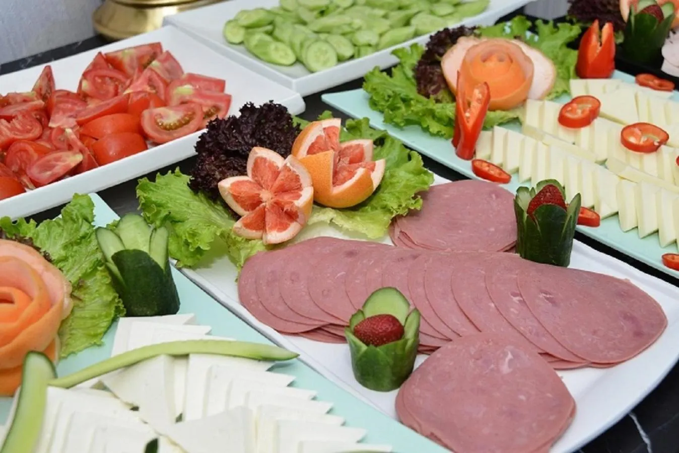 Restaurant/places to eat in Ocean Blue High Class Hotel & SPA