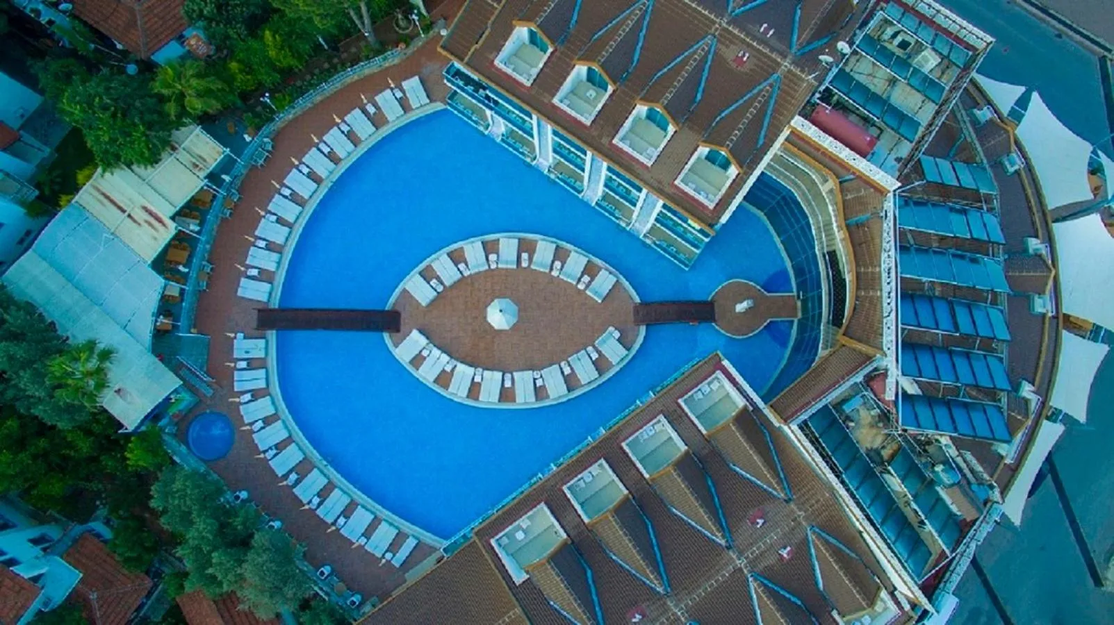Swimming pool in Ocean Blue High Class Hotel & SPA
