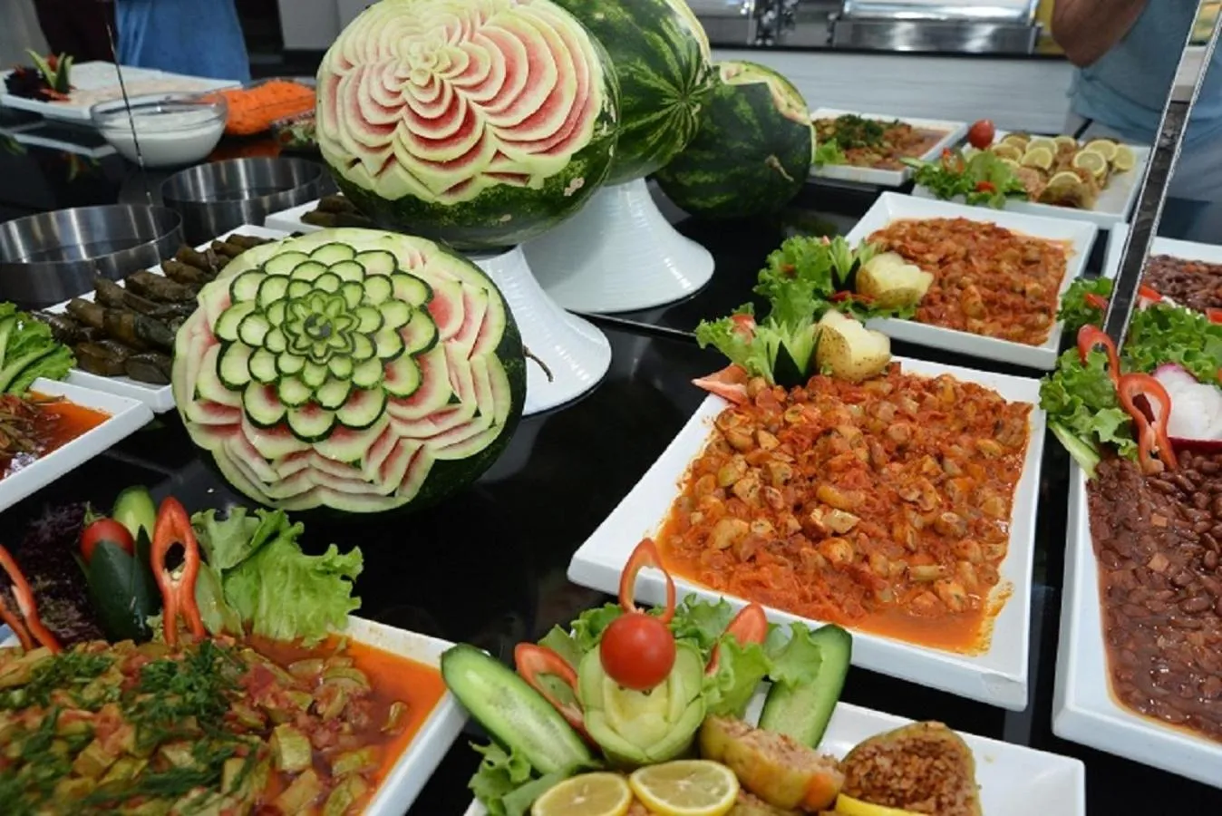 Restaurant/places to eat in Ocean Blue High Class Hotel & SPA