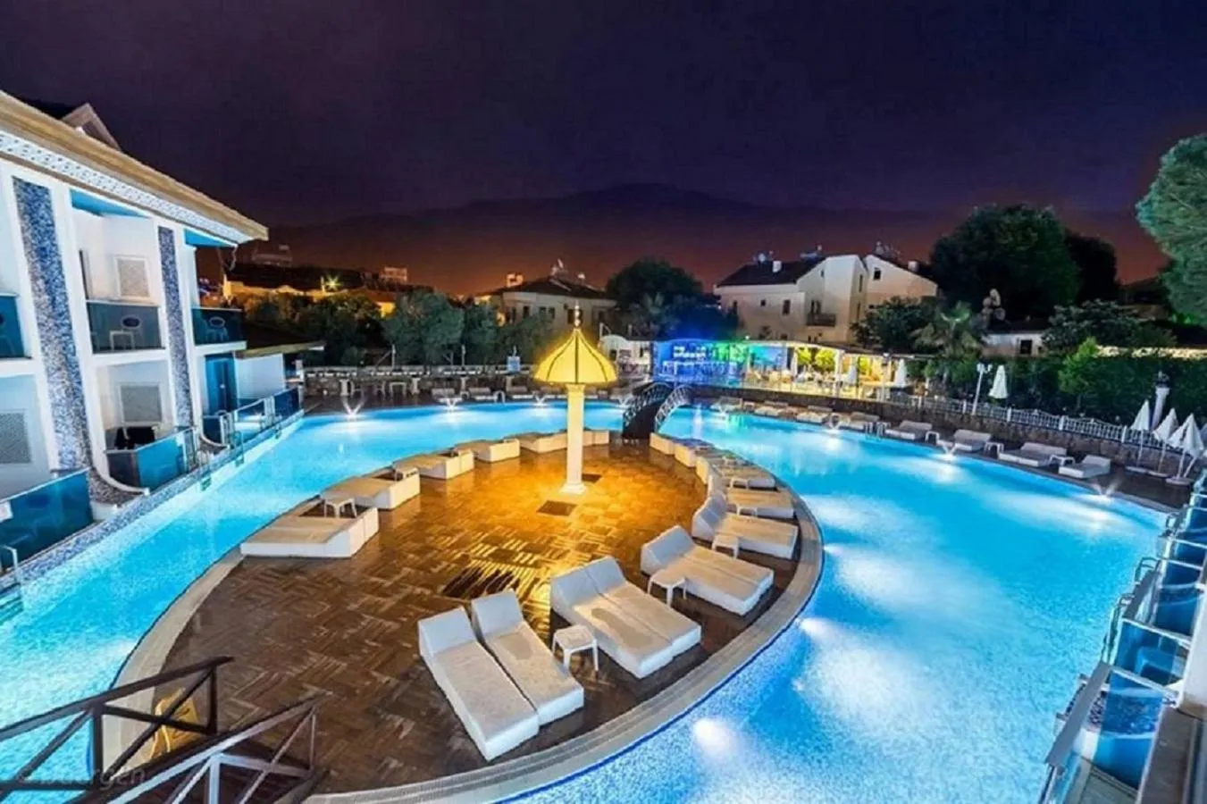 Pool view in Ocean Blue High Class Hotel & SPA