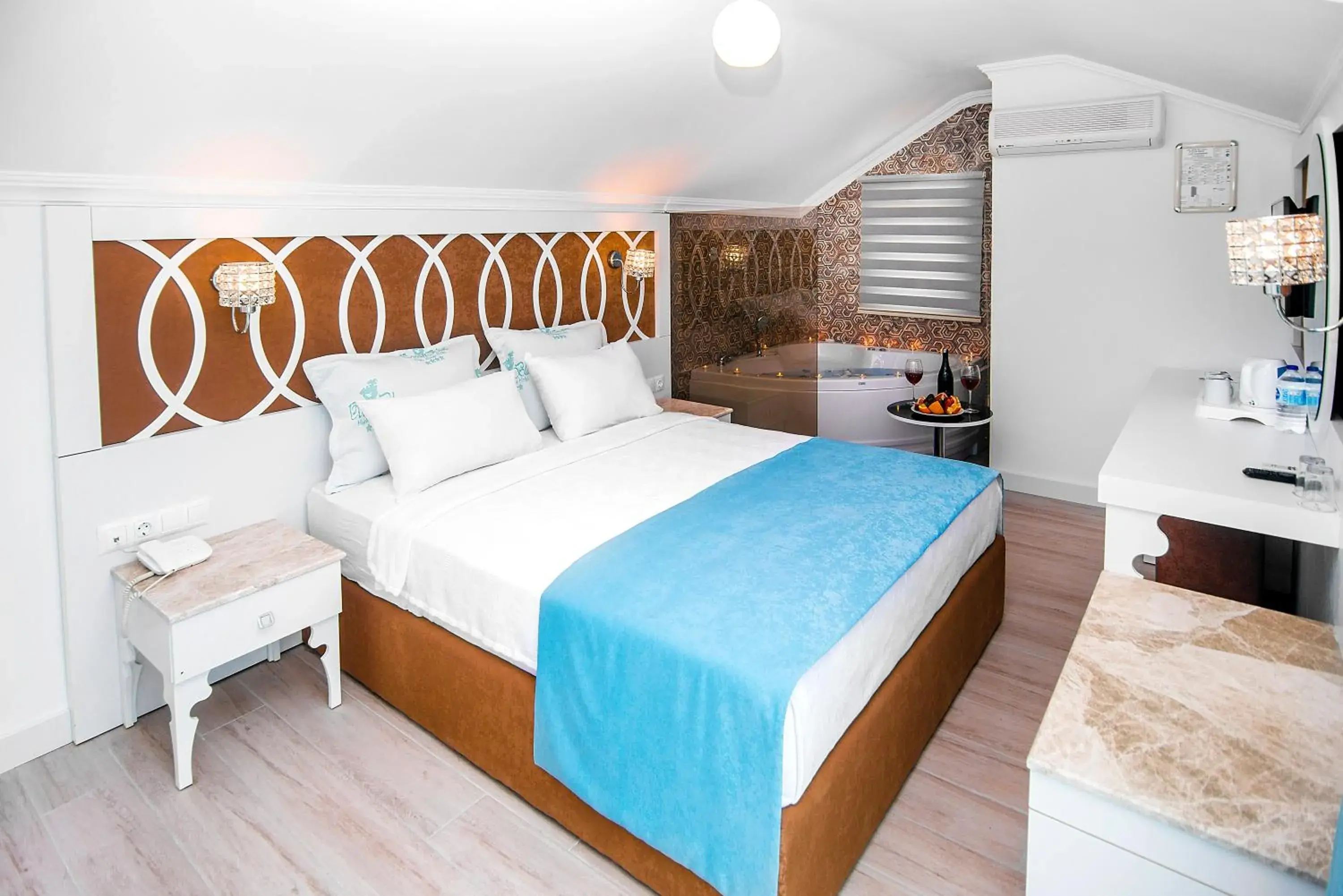 Bedroom, Bed in Ocean Blue High Class Hotel & SPA Bedroom, Bed in Ocean Blue High Class Hotel & SPA