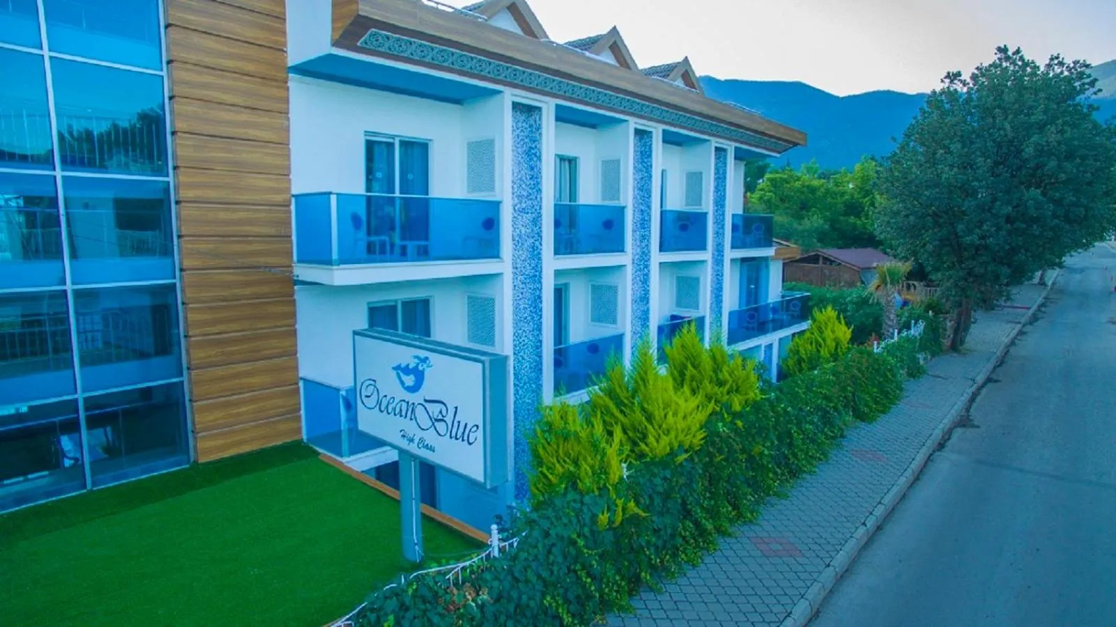Street view in Ocean Blue High Class Hotel & SPA
