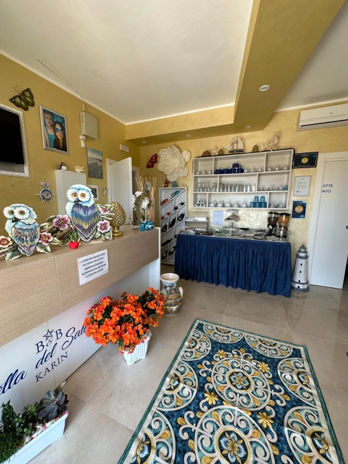 Lobby or reception in B&B Stella Salento Karin