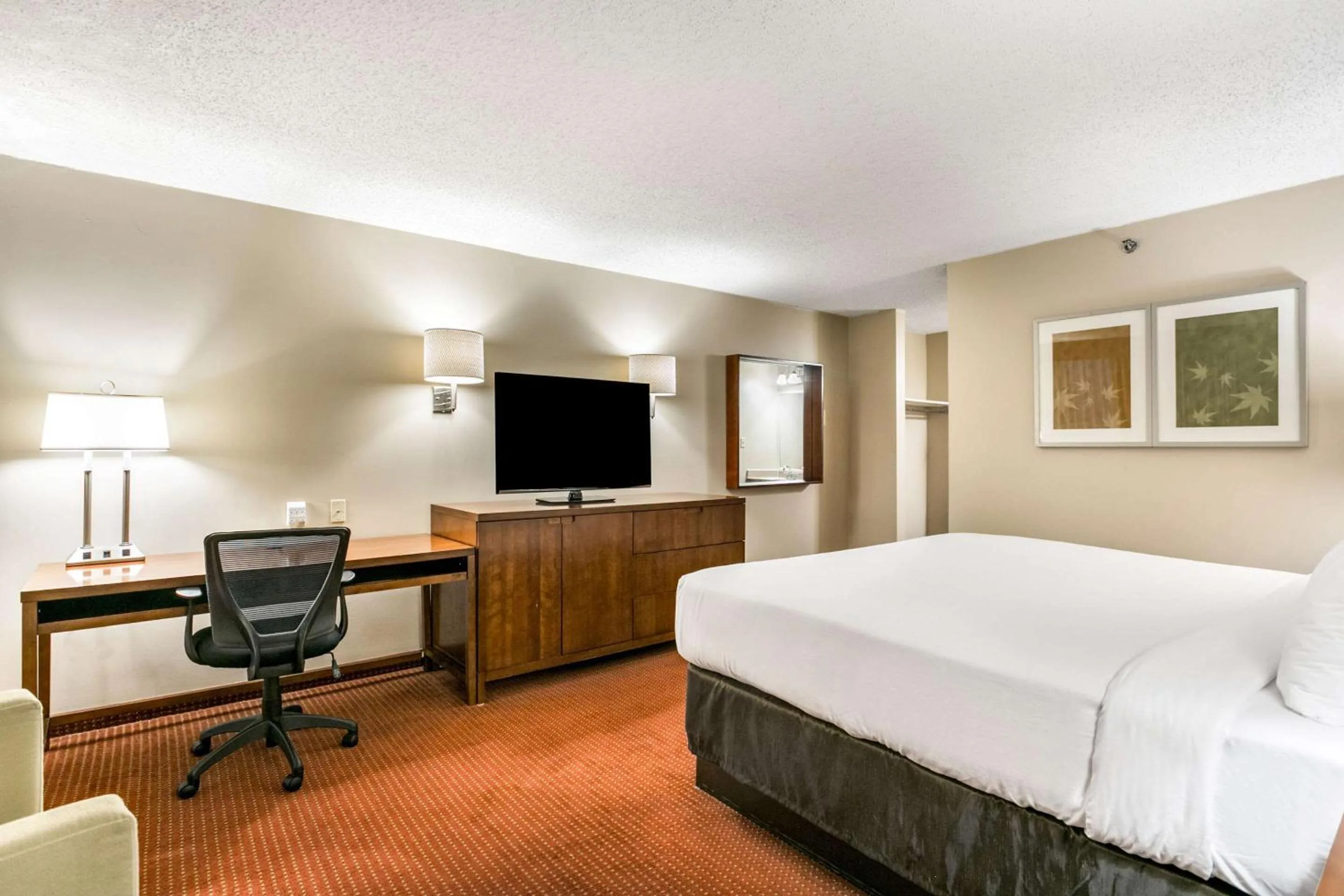 Photo of the whole room, Bed in Clarion Hotel BWI Airport Arundel Mills