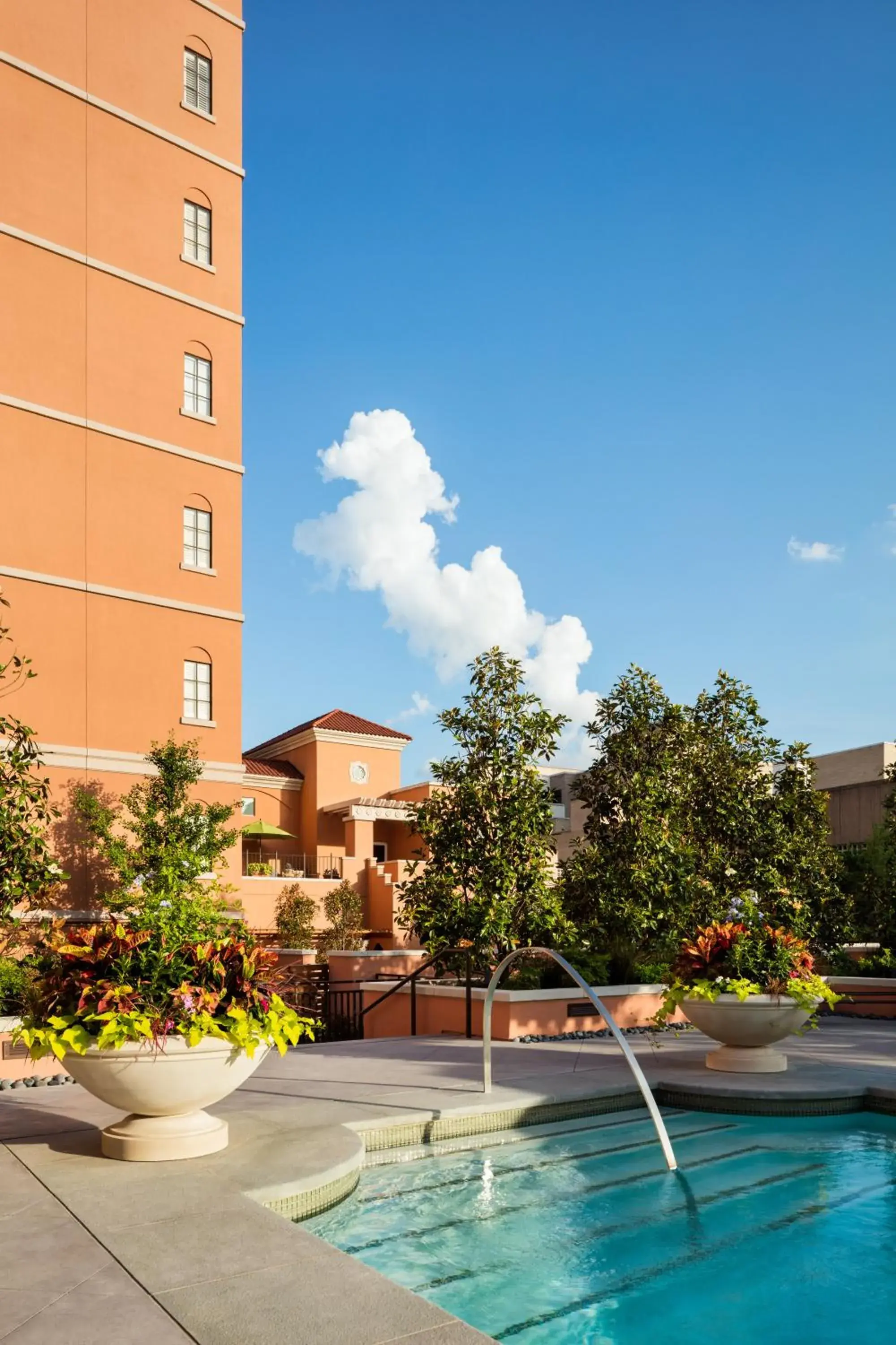 Pool view in Rosewood Mansion on Turtle Creek Pool view in Rosewood Mansion on Turtle Creek