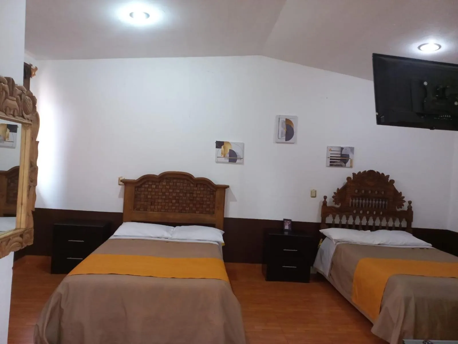 Bed in Hotel Alameda Maravatio