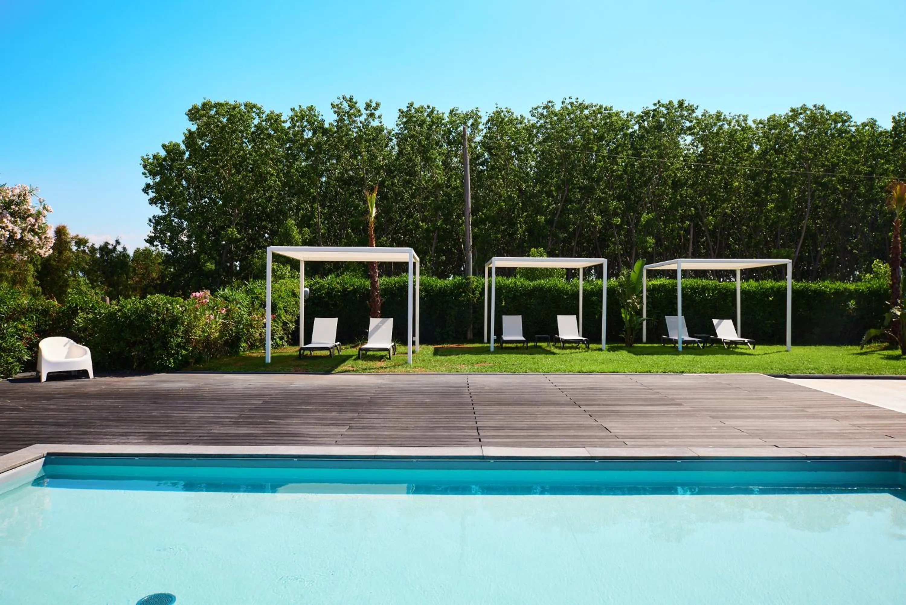 Swimming pool in Hotel Quadrifoglio