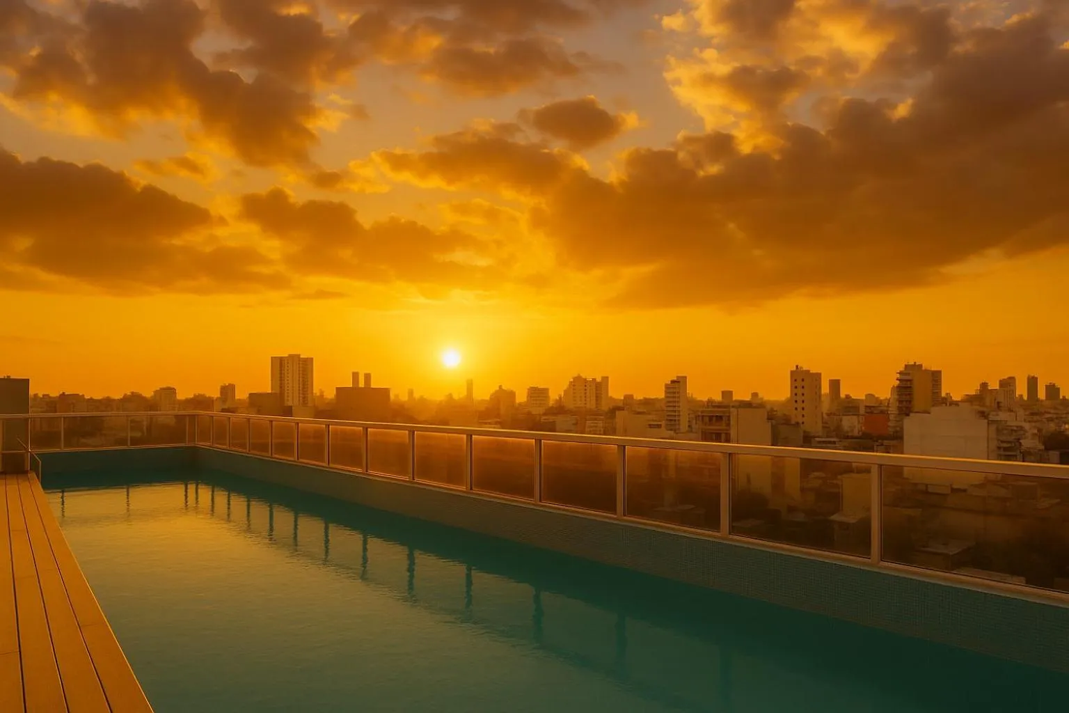 Swimming pool in Modern&New Apartment in Palermo - by BueRentals